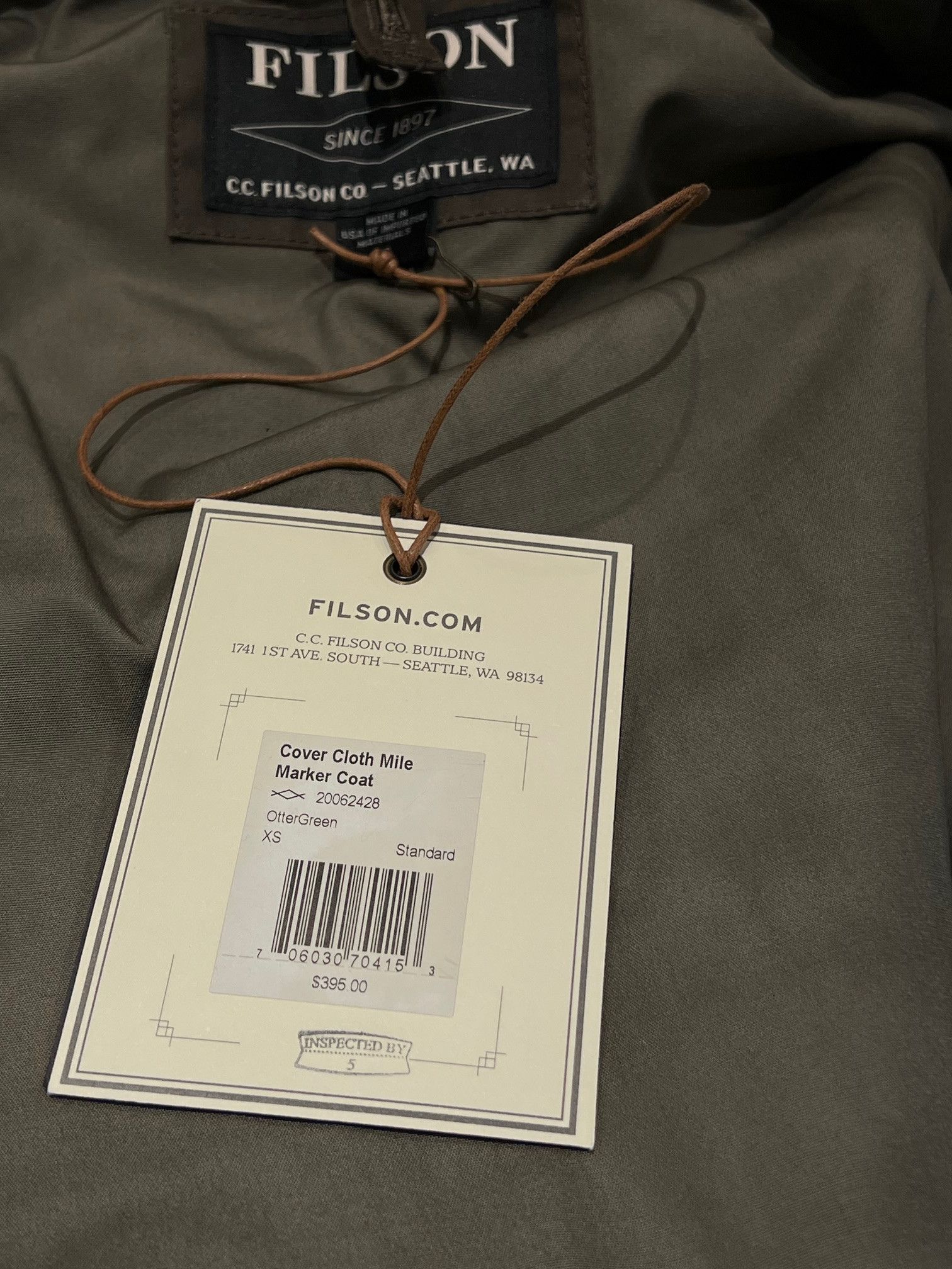 Filson Filson Women’s Waxed Tin Cloth Field Jacket Size XS / US 0-2 / IT 36-38 - 10 Thumbnail