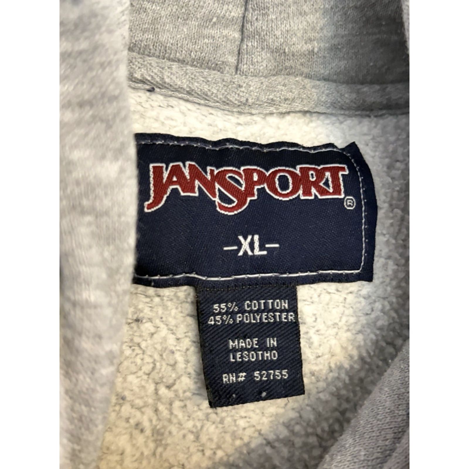 Jansport VINTAGE JanSport Hoodie Gray Long Sleeve Men XL Crew Neck Drawstring Embroidered Logo 90s Valparaiso University Pullover Size US XL / EU 56 / 4 - 4 Thumbnail