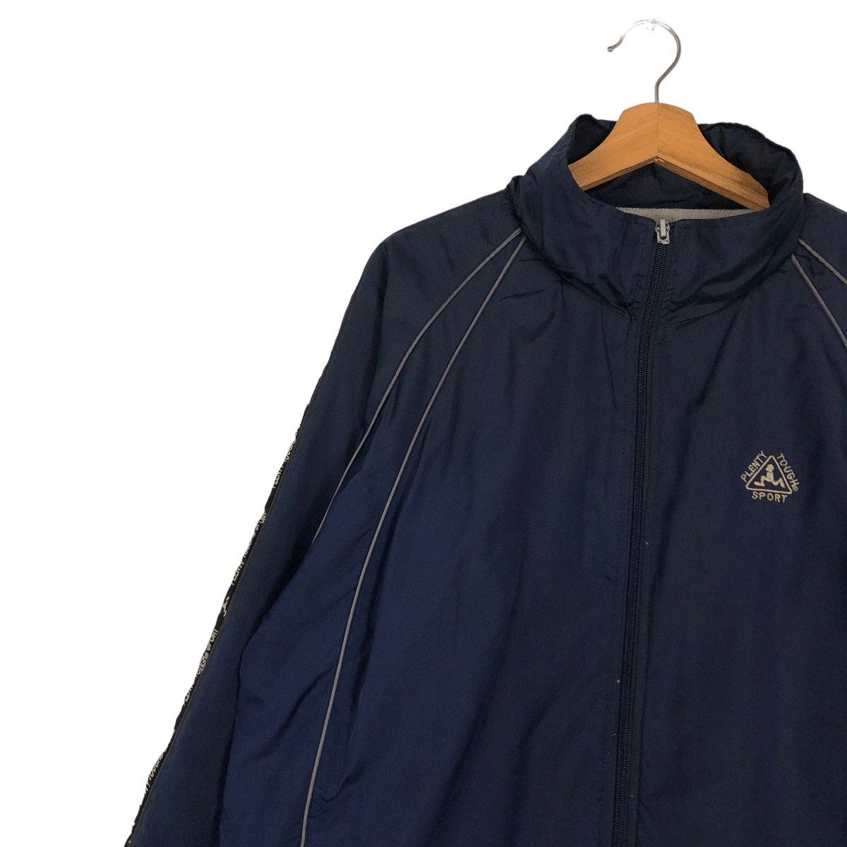 Japanese Brand 🔥Zipper Jacket Streetwear Plenty Tough Sport Big Logo Size US L / EU 52-54 / 3 - 7 Thumbnail