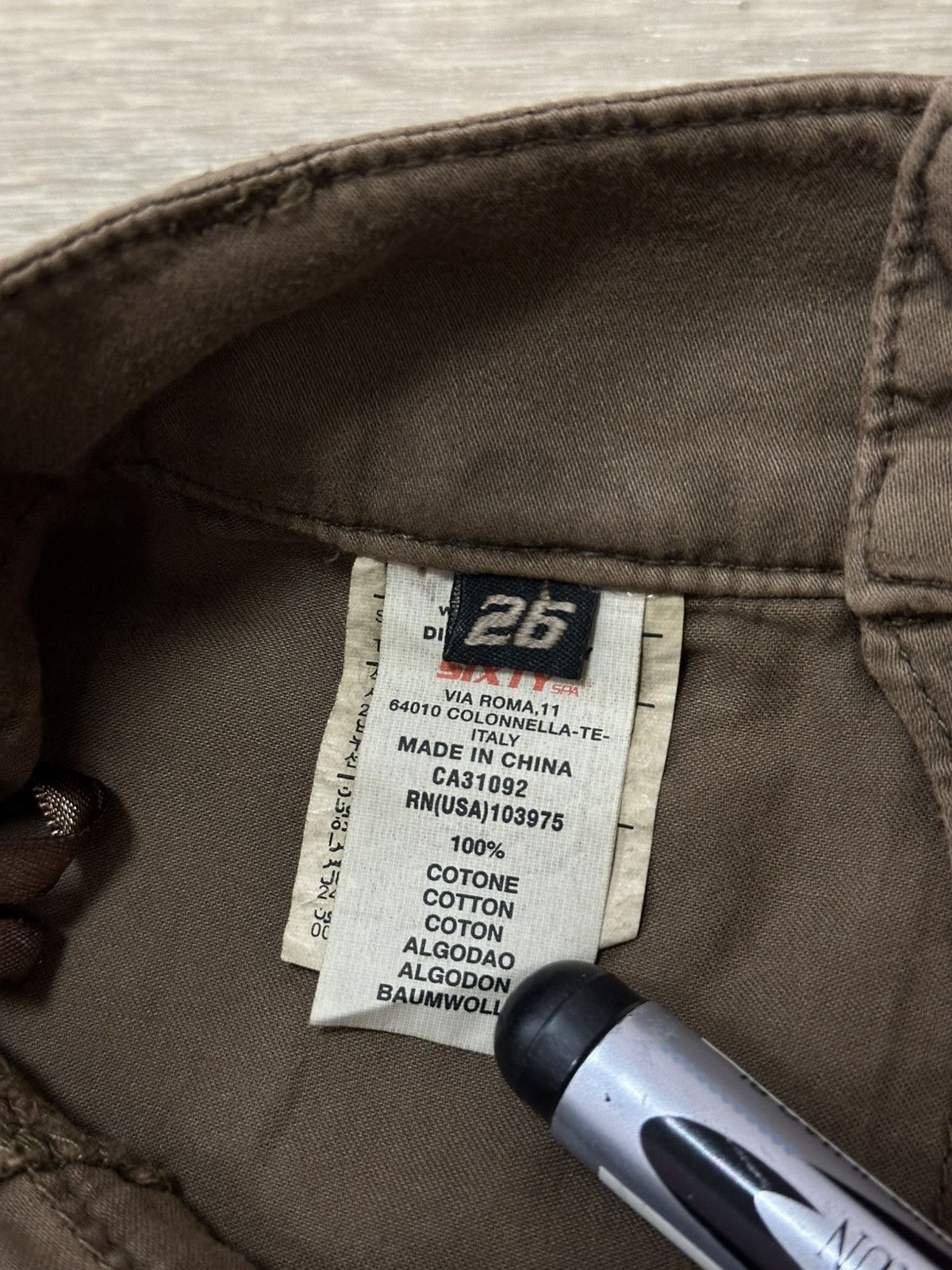 Miss Sixty Miss Sixty Women’s Brown Shorts Size XS Y2K Avant Garde 00s Size 26" / US 2 / IT 38 - 6 Thumbnail