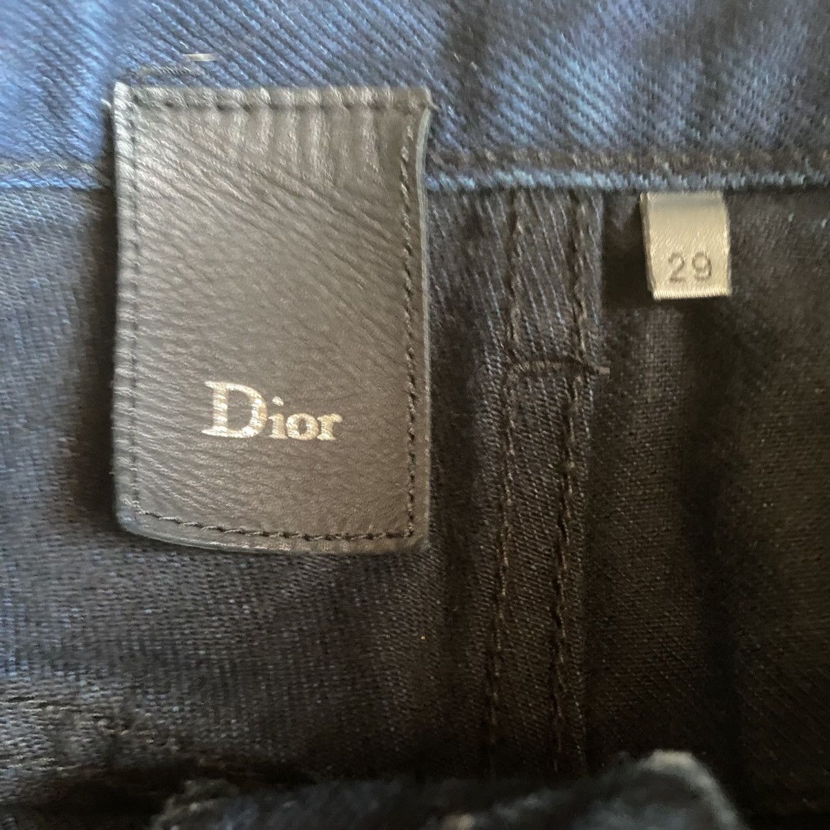 Dior Dior Homme Over-dye Blue Jeans MIJ 17.5CM Size US 29 - 5 Thumbnail
