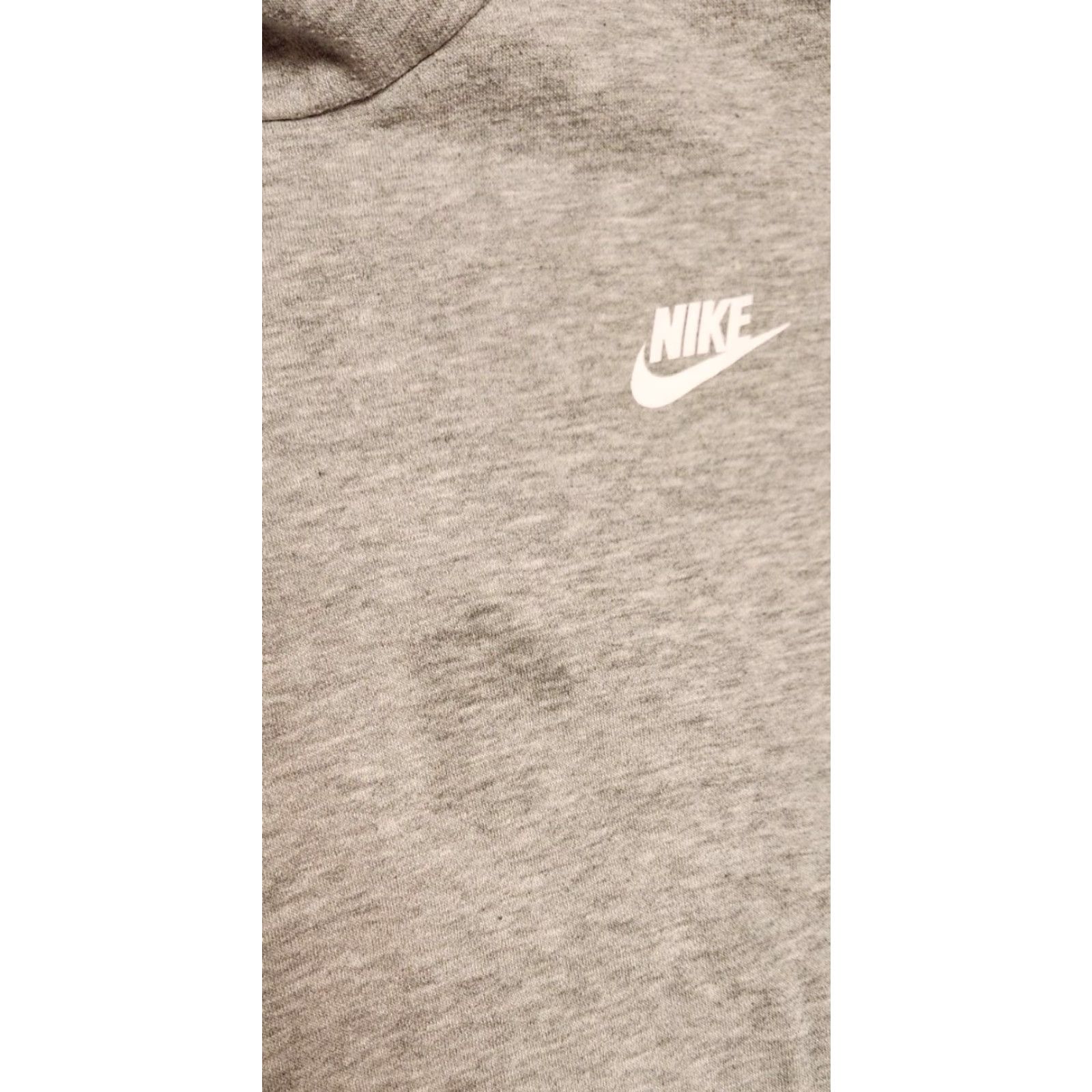 Nike Nike Hoodie Unisex Adults XL Sweatshirt Pullover Cotton Blend Gray Regular Pocket Hooded All Seasons City Retro Sports Size US XL / EU 56 / 4 - 5 Thumbnail