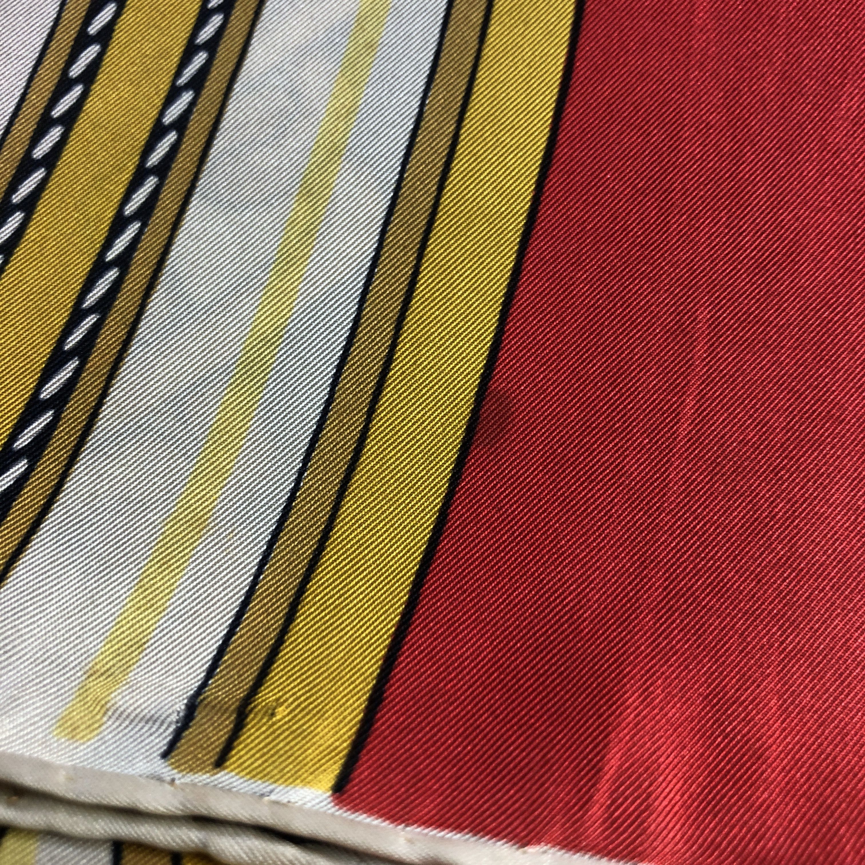 Vintage Pierre Baccara Hand Rolled Silk Scarf M1404 Size ONE SIZE - 10 Thumbnail