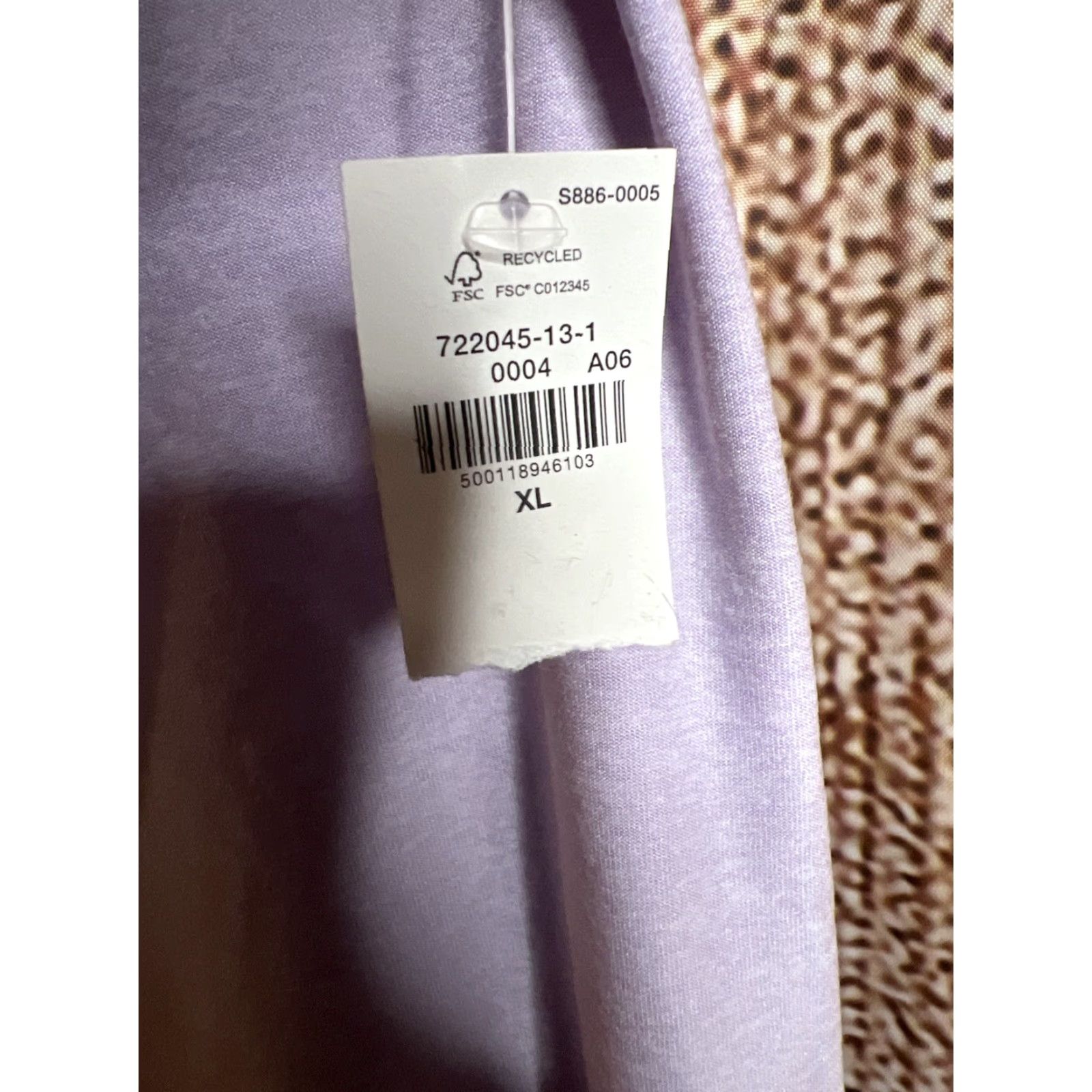 Old Navy Old Navy Active Leggings Slim Skinny 7/8 Ankle Purple Womens XL NWT Size 40" / US 18 - 2 Thumbnail