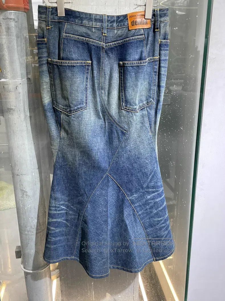 Other Junya Watanabe size M Fishtail denim skirt Size 22" - 2 Thumbnail