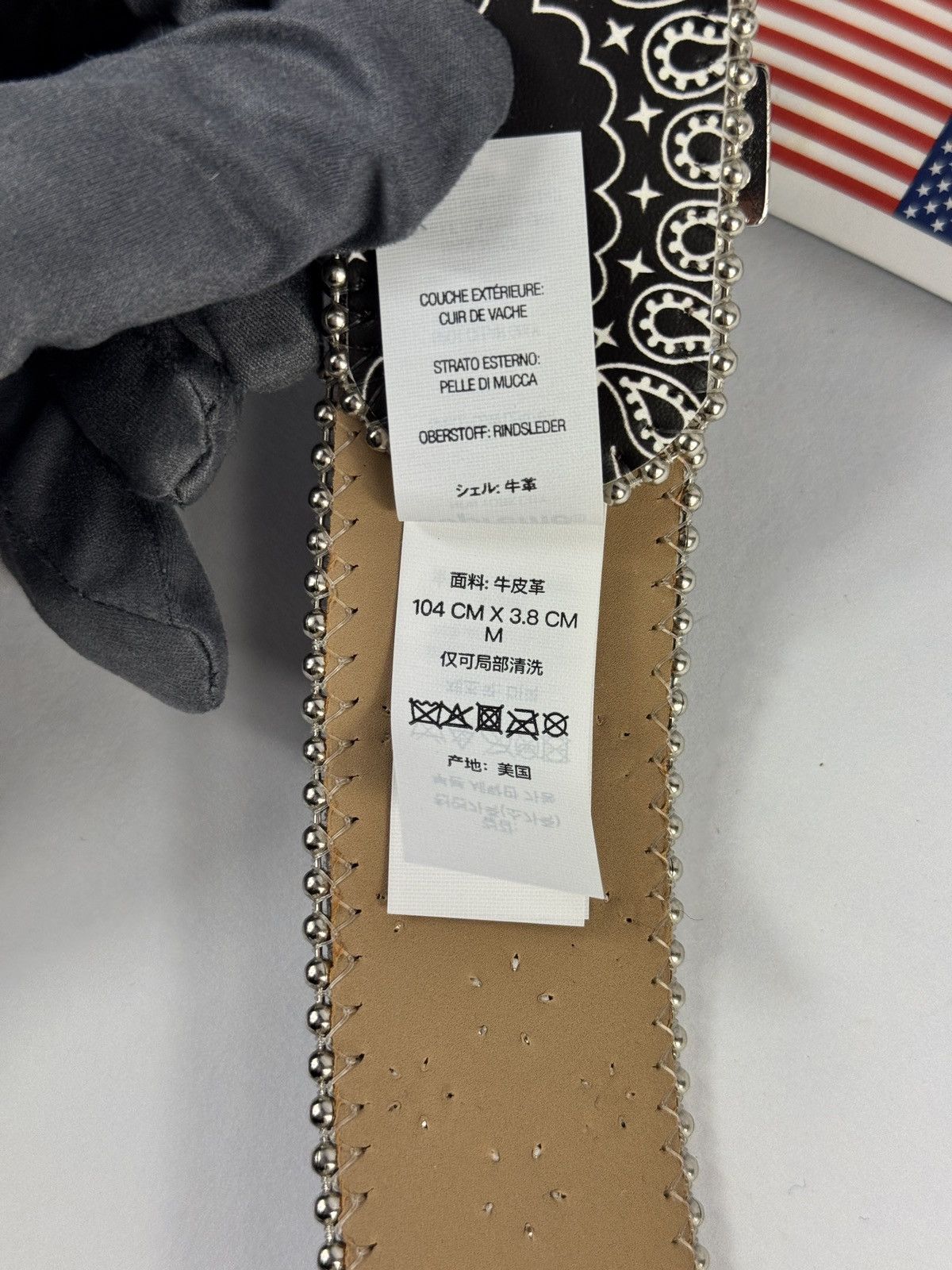Supreme SUPREME X B.B. SIMON STUDDED CRYSTAL BELT Size ONE SIZE - 11 Thumbnail