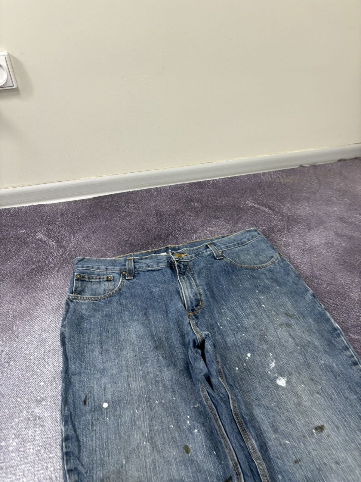 Carhartt Vintage 90s Carhartt USA Distressed Work Hype Baggy Jeans Size US 36 / EU 52 - 14 Thumbnail