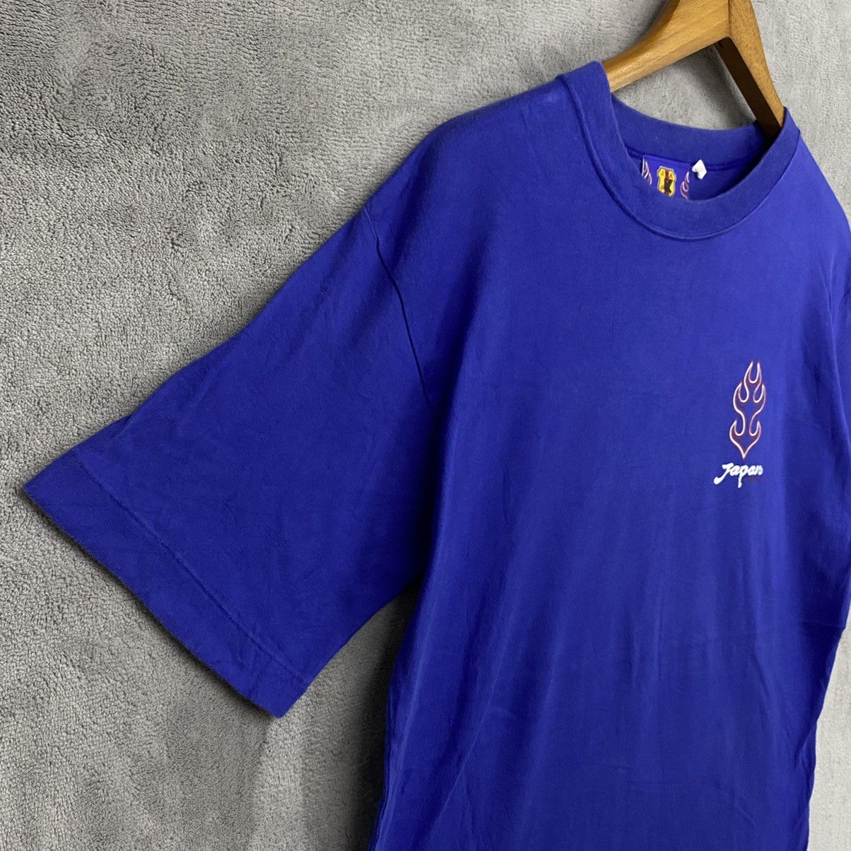 Japanese Brand × Vintage Rare MORISHIMA Japan Football Association Sony 1998 Flane Size US L / EU 52-54 / 3 - 4 Thumbnail
