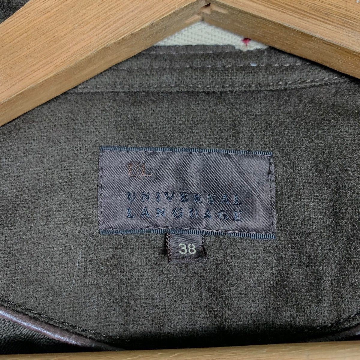 Japanese Brand UNIVERSAL LANGUAGE Crop Belted Jacket #1528-C68 Size XS / US 0-2 / IT 36-38 - 15 Thumbnail