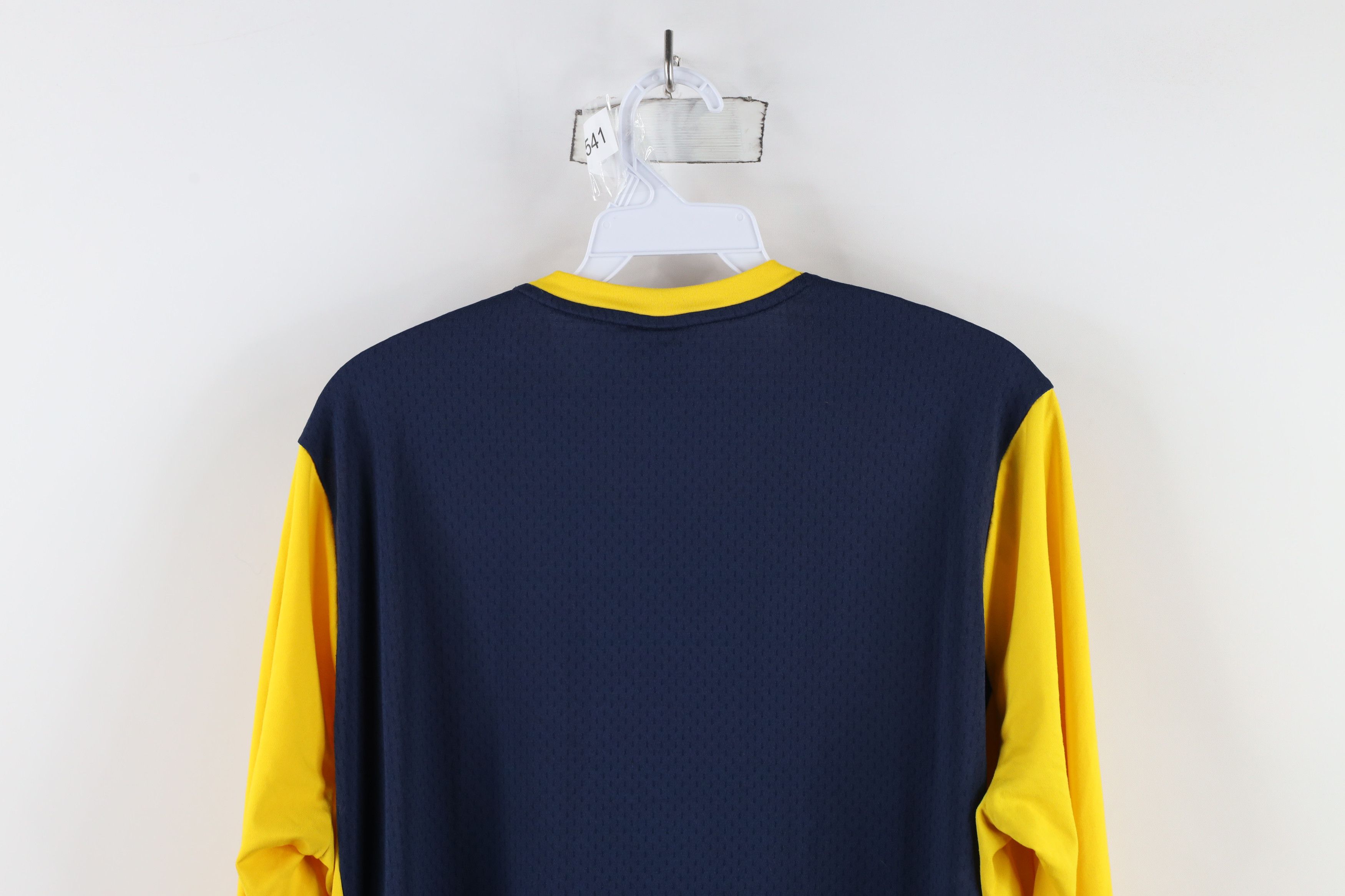 Nike × Vintage Nike Air Jordan Tech Jumpman Long Sleeve T-Shirt Yellow Size US M / EU 48-50 / 2 - 13 Thumbnail
