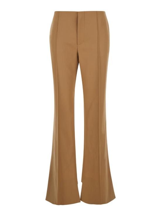 Chloe CHLOE Women Straight Pants CH24APA32063205 Beige Size 27" / US 4 / IT 40 - 1 Thumbnail