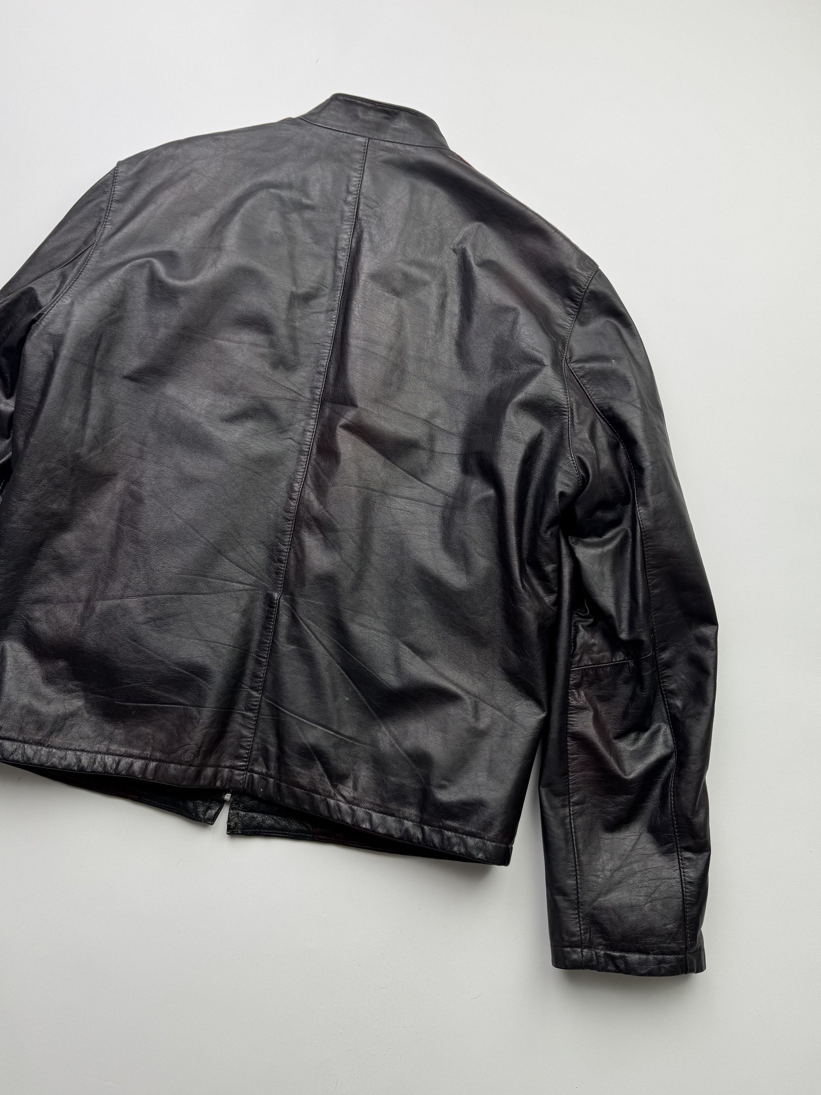 Vintage Vintage Leather Racing Style Jacket B503(V219)E2 Size US XXL / EU 58 / 5 - 13 Thumbnail