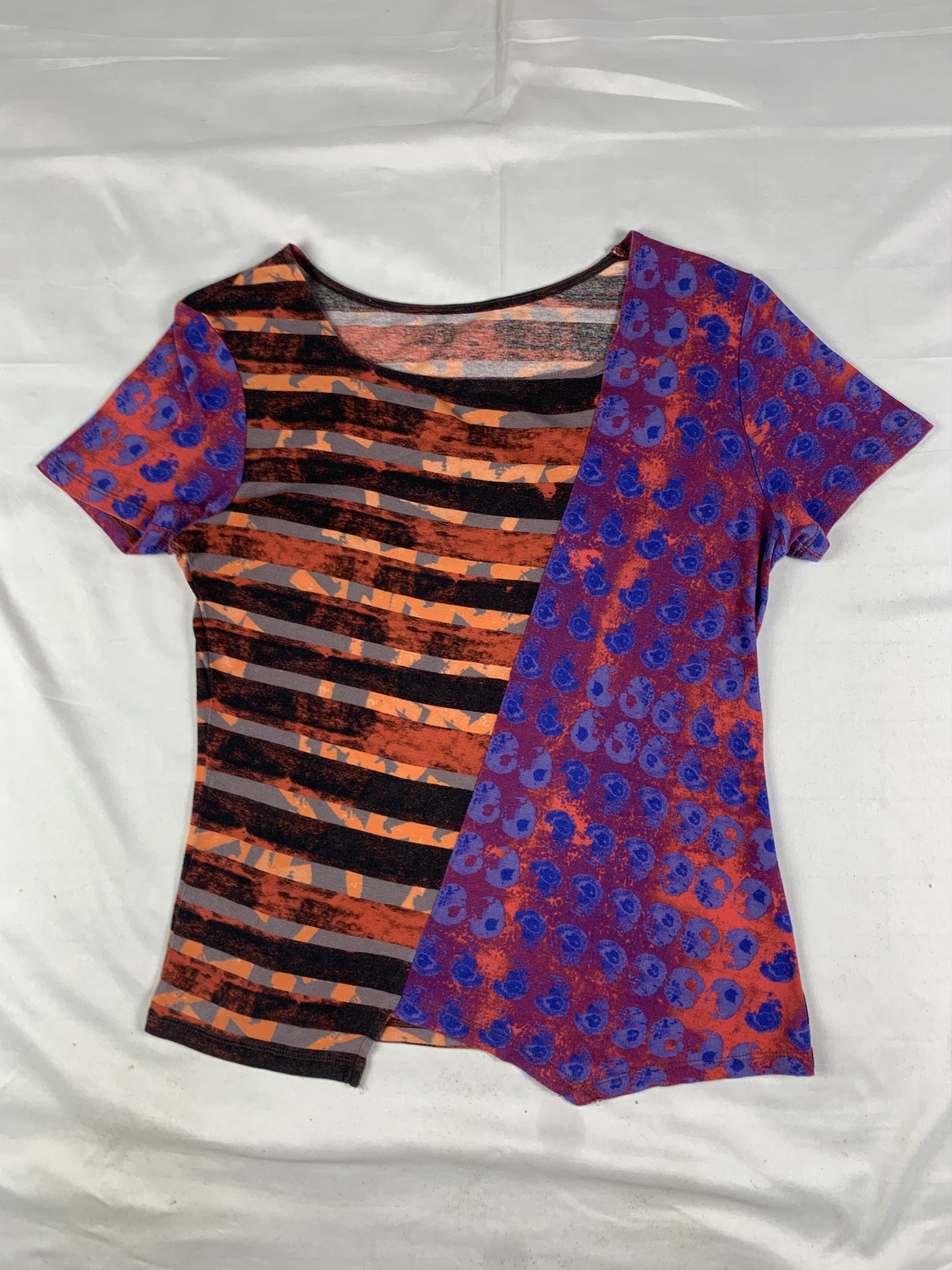 Hiroko Koshino Homme Hiroko Bis Asymmetrical Cut & Sew Tee (M) Size M / US 6-8 / IT 42-44 - 1 Thumbnail
