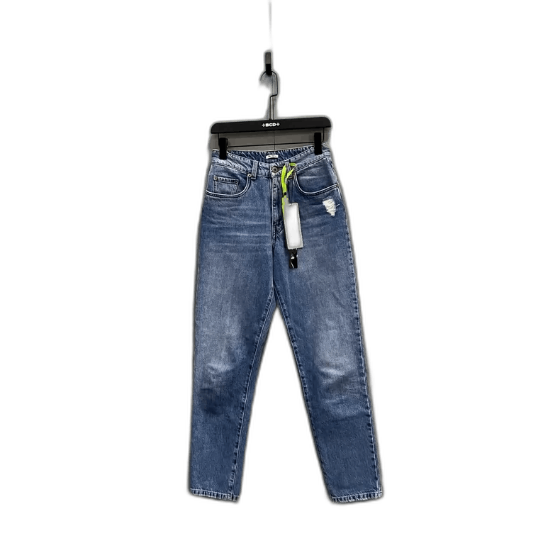 Miu Miu Miu Miu Blue Distressed Denim Pants Size 24 Size US 26 / EU 42 - 1 Thumbnail