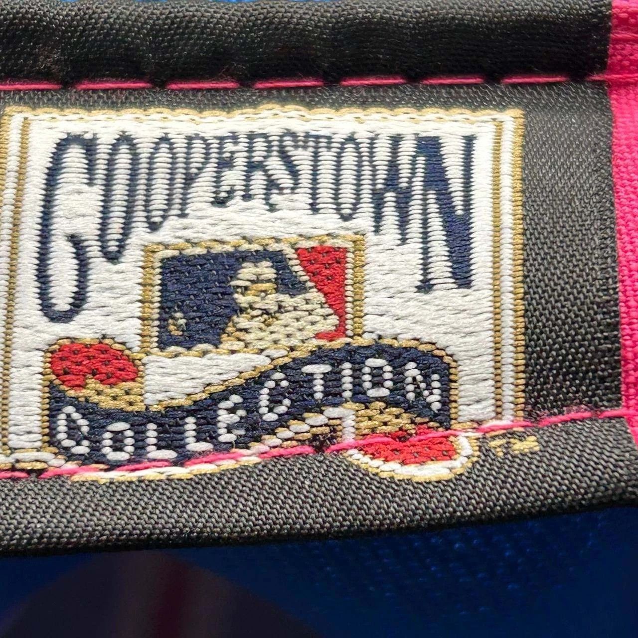 New Era Brooklyn Dodgers Hat Men 7 5/8 Blue Pink MLB Fitted Cap Size ONE SIZE - 5 Thumbnail