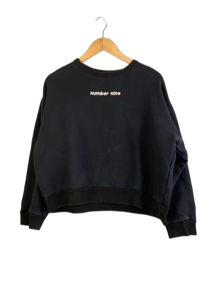 Number (N)ine Embroidered Logo Boxy Crewneck Sweatshirt Size US S / EU 44-46 / 1 - 1 Thumbnail