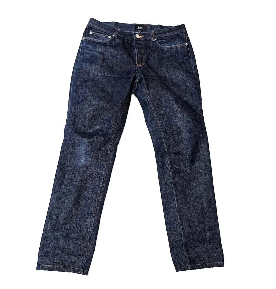 APC Men's Japanese Selvedge Raw Indigo Denim Jeans 30×28