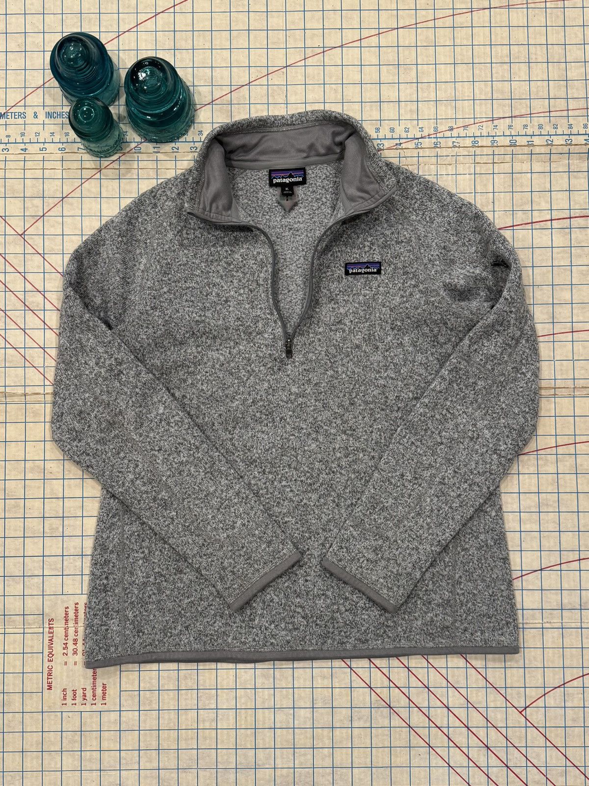 Patagonia Patagonia Better Sweater 1/4 Zip Women’s XL Heather Gray Size XL / US 12-14 / IT 48-50 - 3 Thumbnail