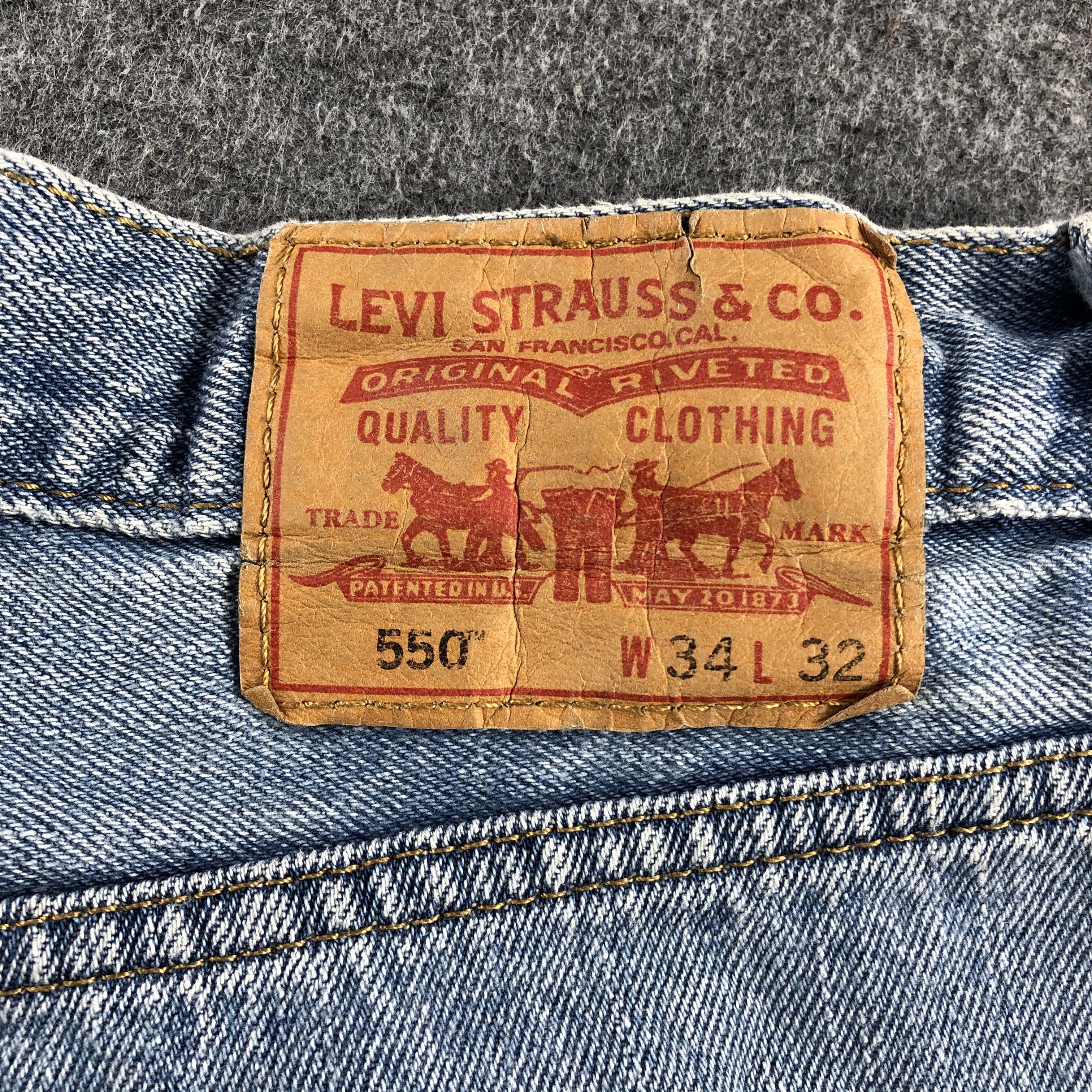Levi's Vintage Light Wash Levis 550 Jeans-J2032 Size US 34 / EU 50 - 5 Thumbnail