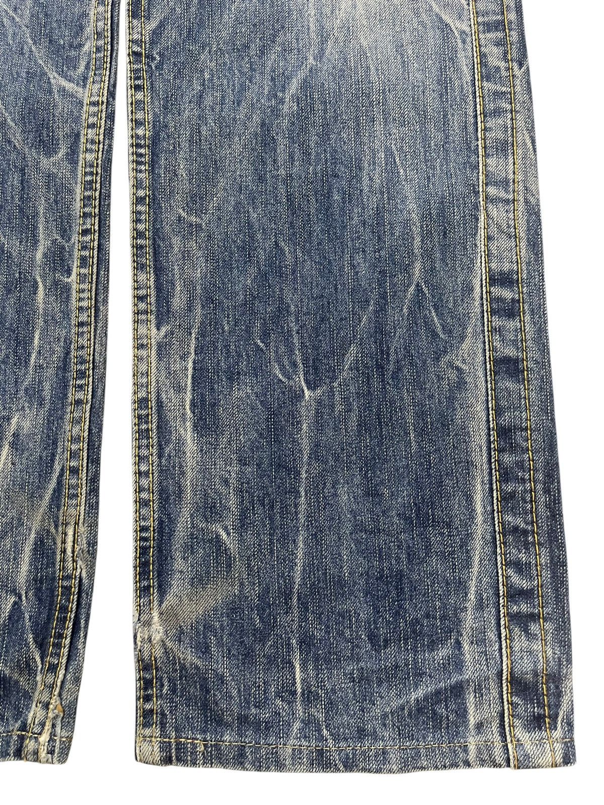 If Six Was Nine Vintage Japanese Brand Faded Thunder Wash Style Loose Jeans Size US 32 / EU 48 - 8 Thumbnail