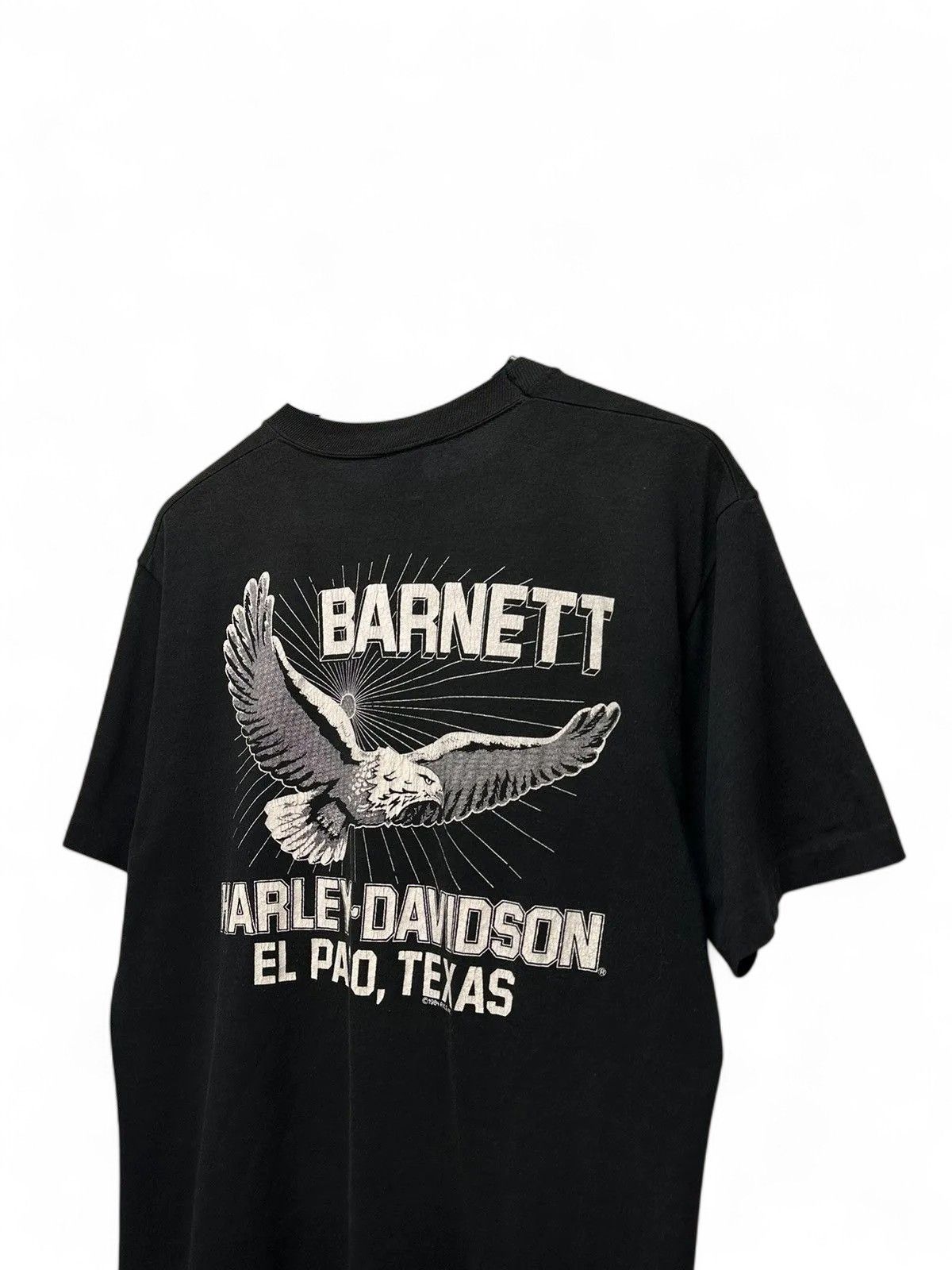 Jerzees Rare 80s Harley Davidson Vintage USA Motorcycle Graphic Tee Size US L / EU 52-54 / 3 - 9 Thumbnail