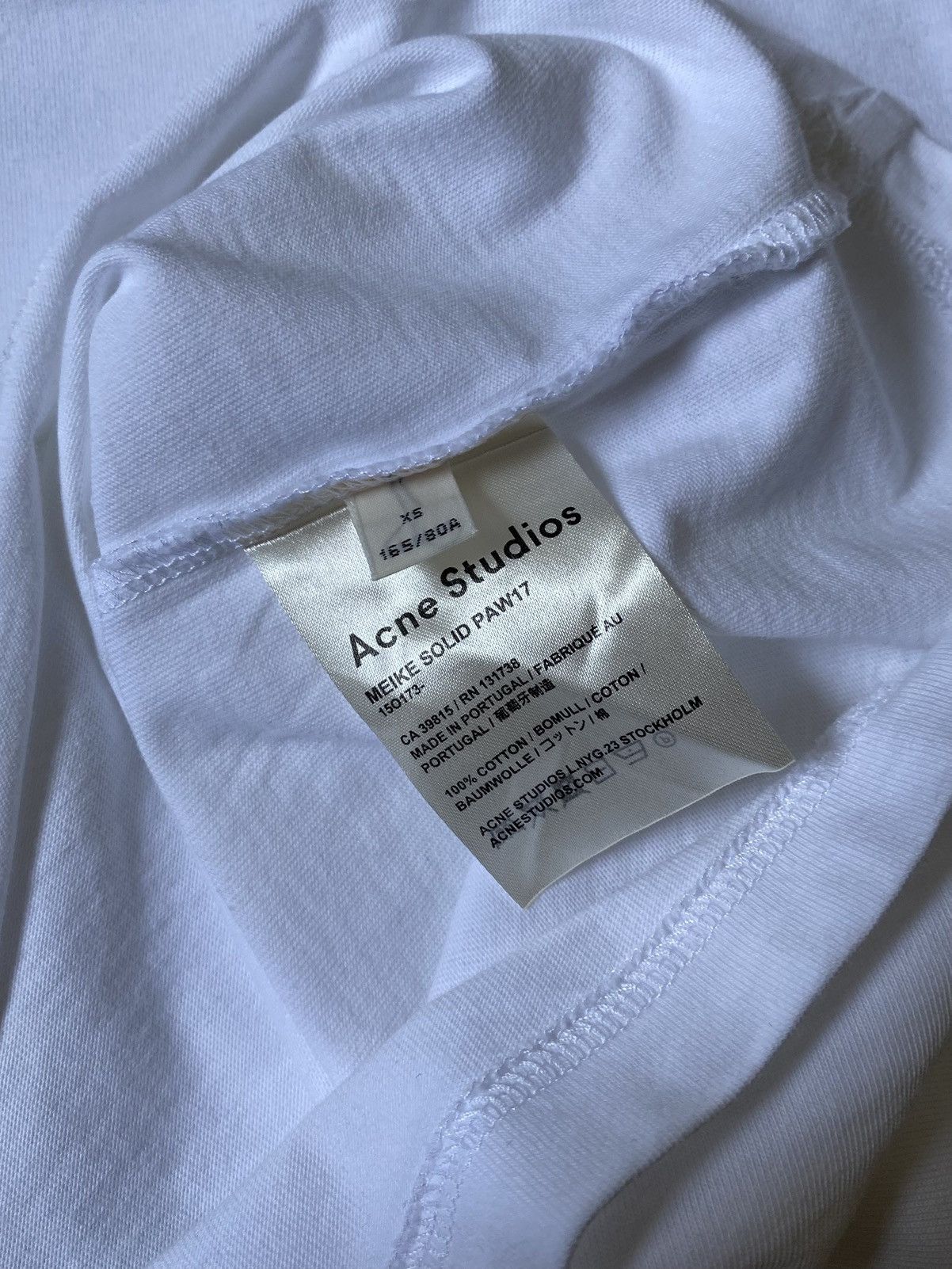 Acne Studios Acne Studios Meike Solid PAW17 T Shirt Monili Sleeve Hi Neck Size XS / US 0-2 / IT 36-38 - 10 Thumbnail