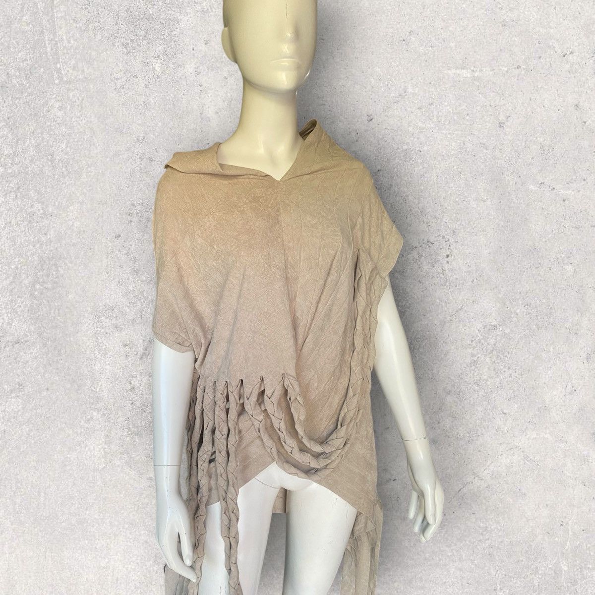 Junya Watanabe Runway SS14 Moleskin Braid Fringe Blouse Size S / US 4 / IT 40 - 4 Thumbnail
