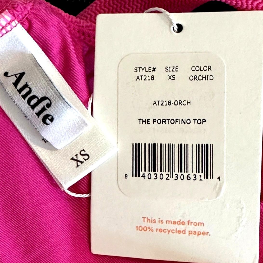 Other Knot Twist Andie Swim The Portofino Bikini Top Neon Pink XS Size XS / US 0-2 / IT 36-38 - 12 Thumbnail
