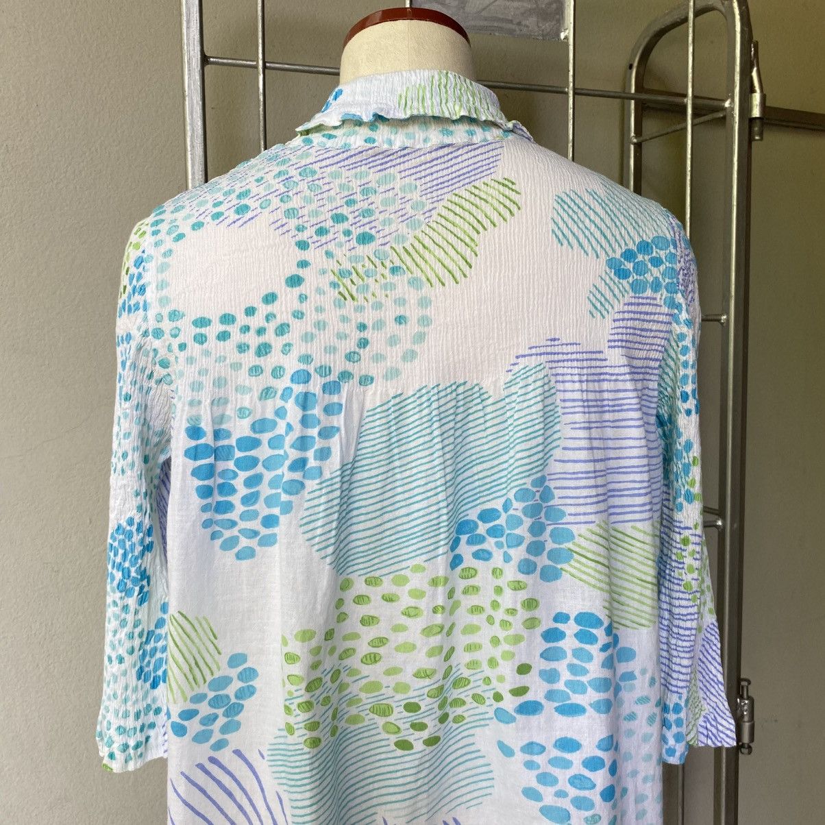 Tsumori Chisato Tsumori Chisato Meadow Bloom Pleated Shirt Size XS / US 0-2 / IT 36-38 - 13 Thumbnail