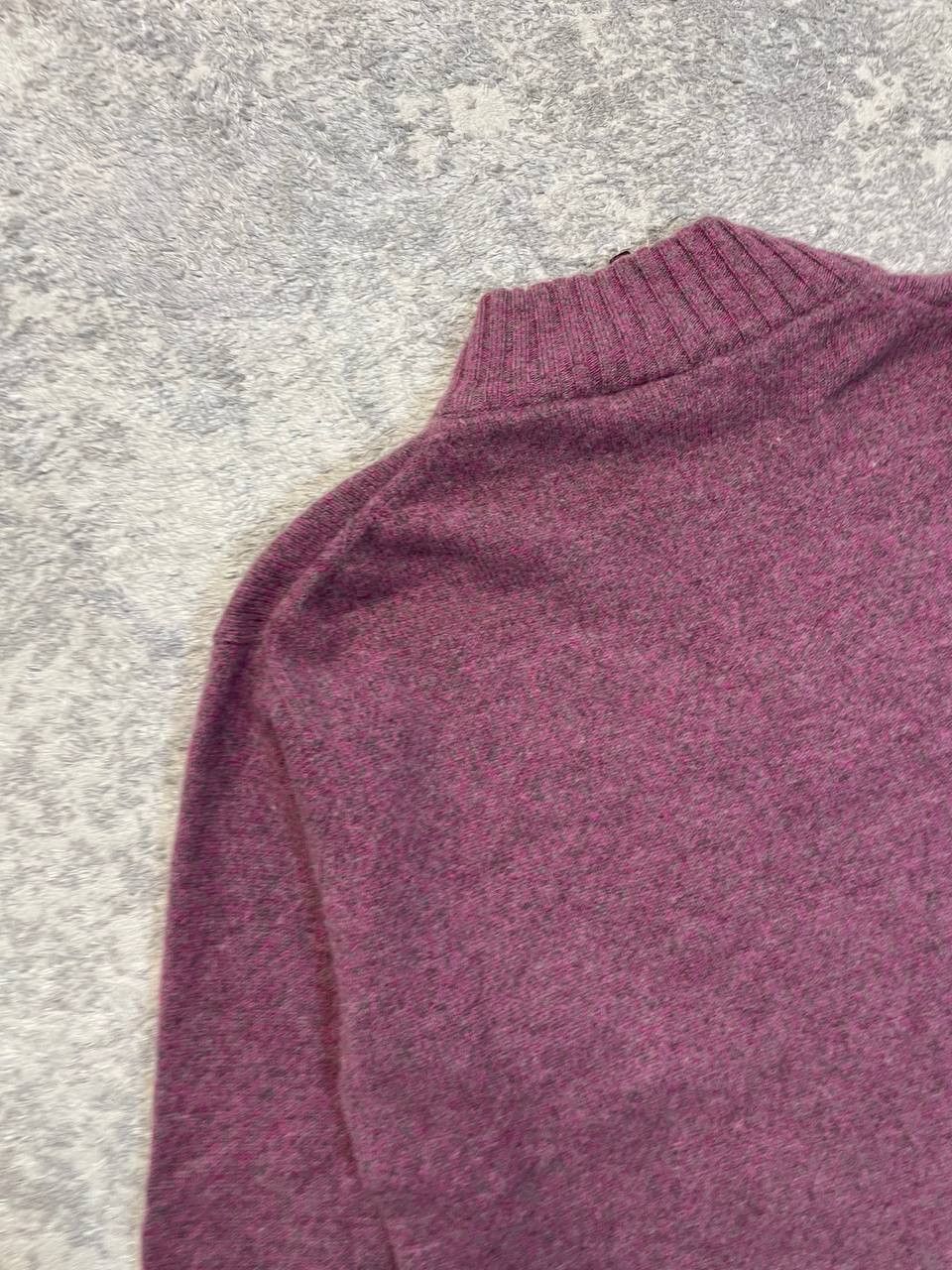 Lacoste Vintage Lacoste Wool Half Zip Sweater Burgundy Size 5 (L) Size US L / EU 52-54 / 3 - 9 Thumbnail