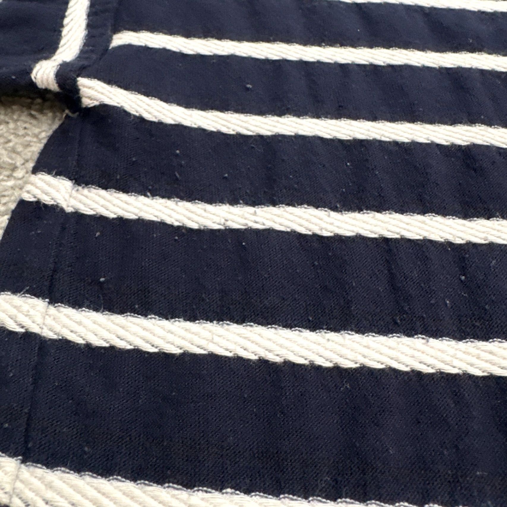 Talbots Talbots Striped T-Shirt Women XL Navy Blue White Lace Up Short Sleeve Top Size XL / US 12-14 / IT 48-50 - 5 Thumbnail