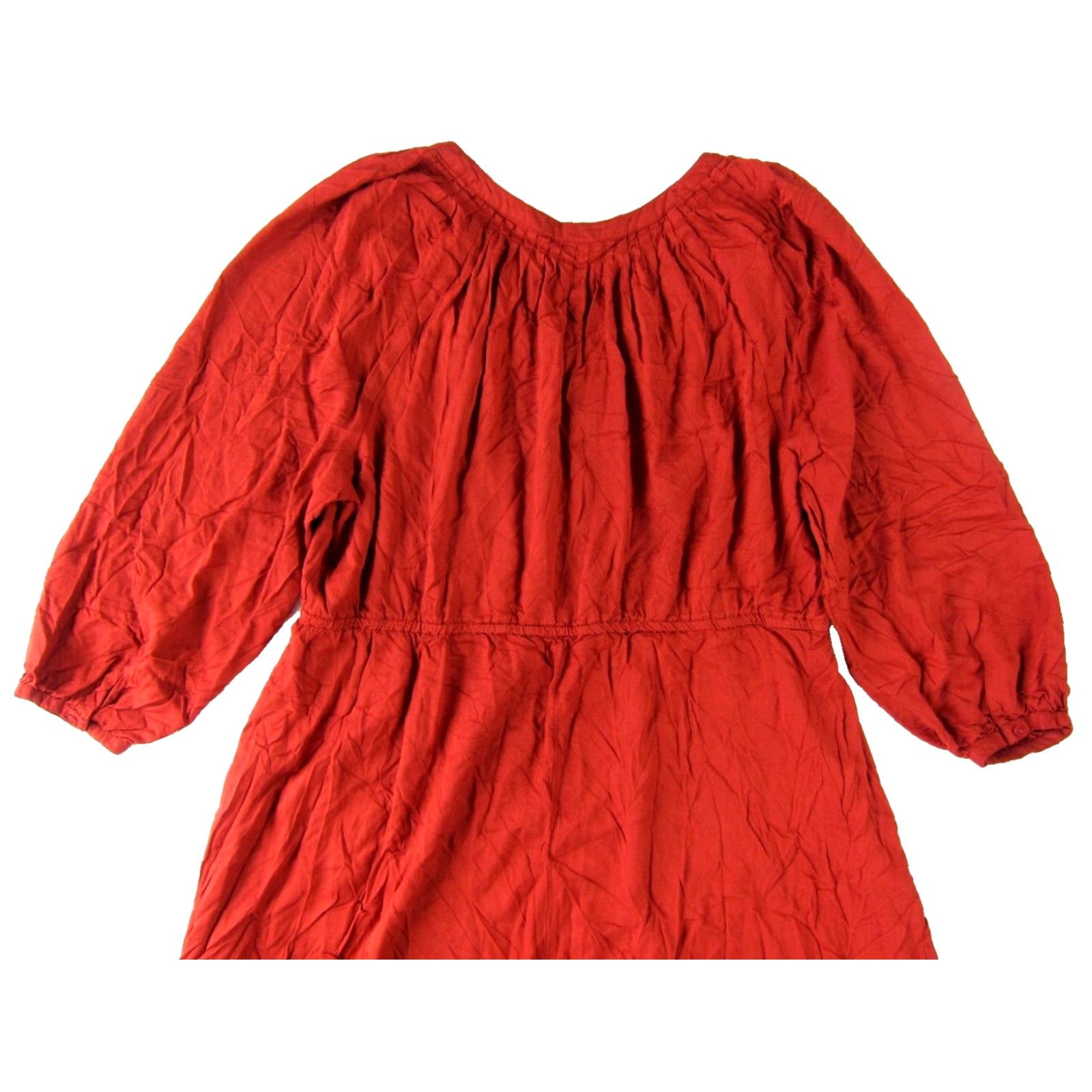 Old Navy Old Navy Orange V-Neck Long Sleeve Sheath Tunic Dress Woman XL Size XL / US 12-14 / IT 48-50 - 5 Thumbnail