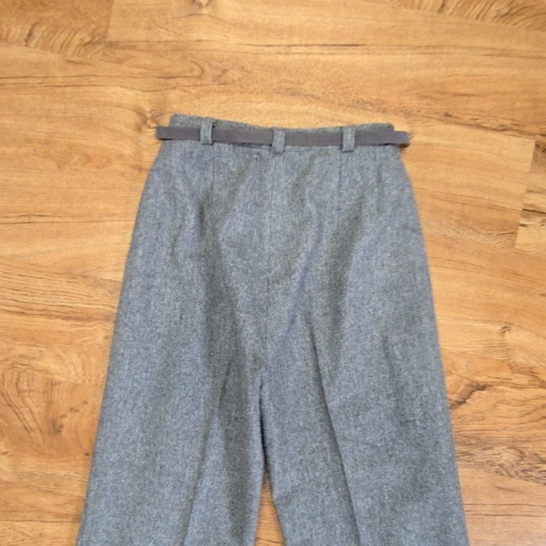 Vintage Vintage Wool Trousers Gray Womens 2 Juniors 7/8 Pants Size 26" / US 2 / IT 38 - 8 Thumbnail