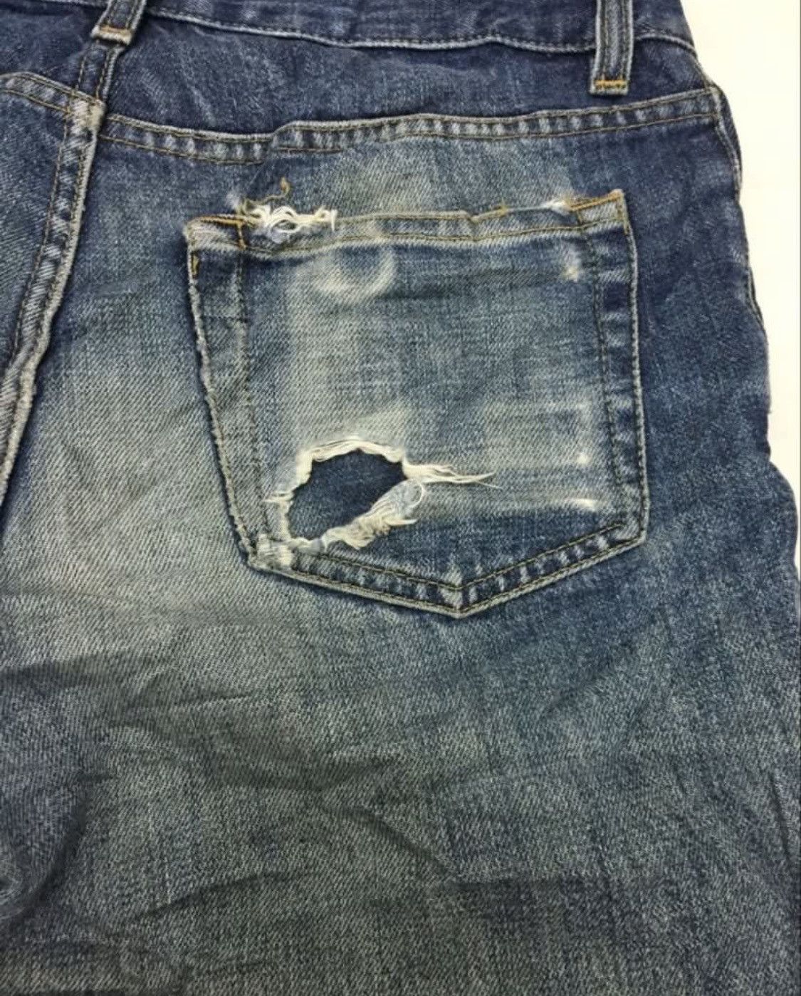 Helmut Lang Helmut lang distressed jeans 1998 Size US 30 / EU 46 - 4 Thumbnail