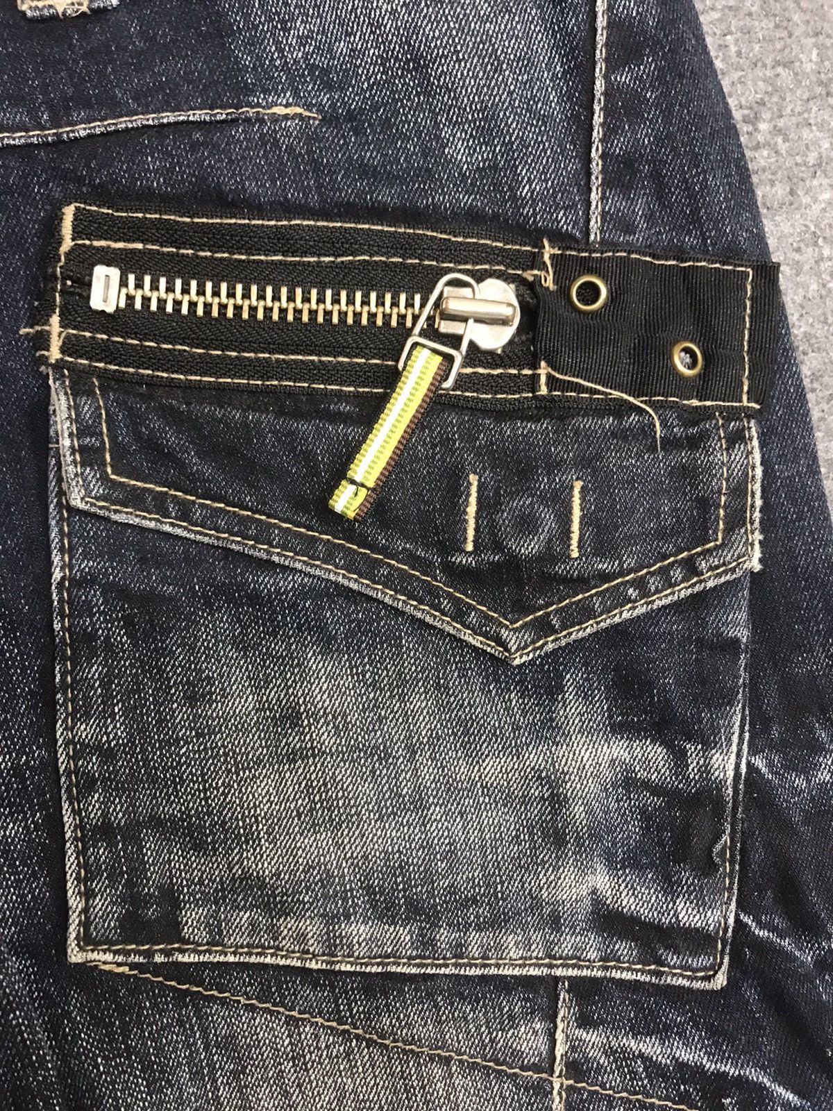 PPFM PPFM Very Rare Archival Skinny Jeans Cool Zipper F631 Size US 32 / EU 48 - 8 Thumbnail