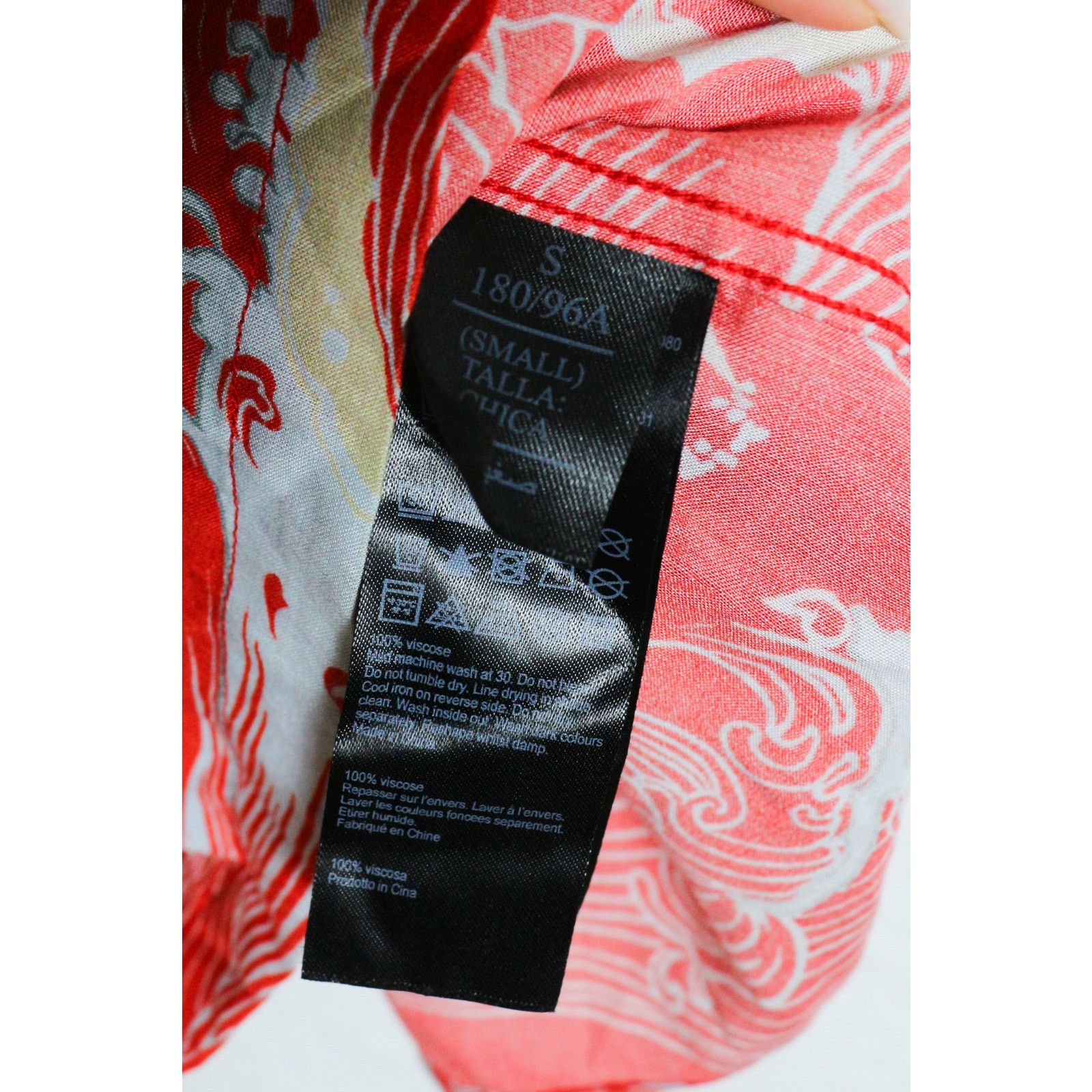Allsaints Allsaints Flood Japanese Printed Viscose Open Collar Shirt Size US S / EU 44-46 / 1 - 4 Thumbnail