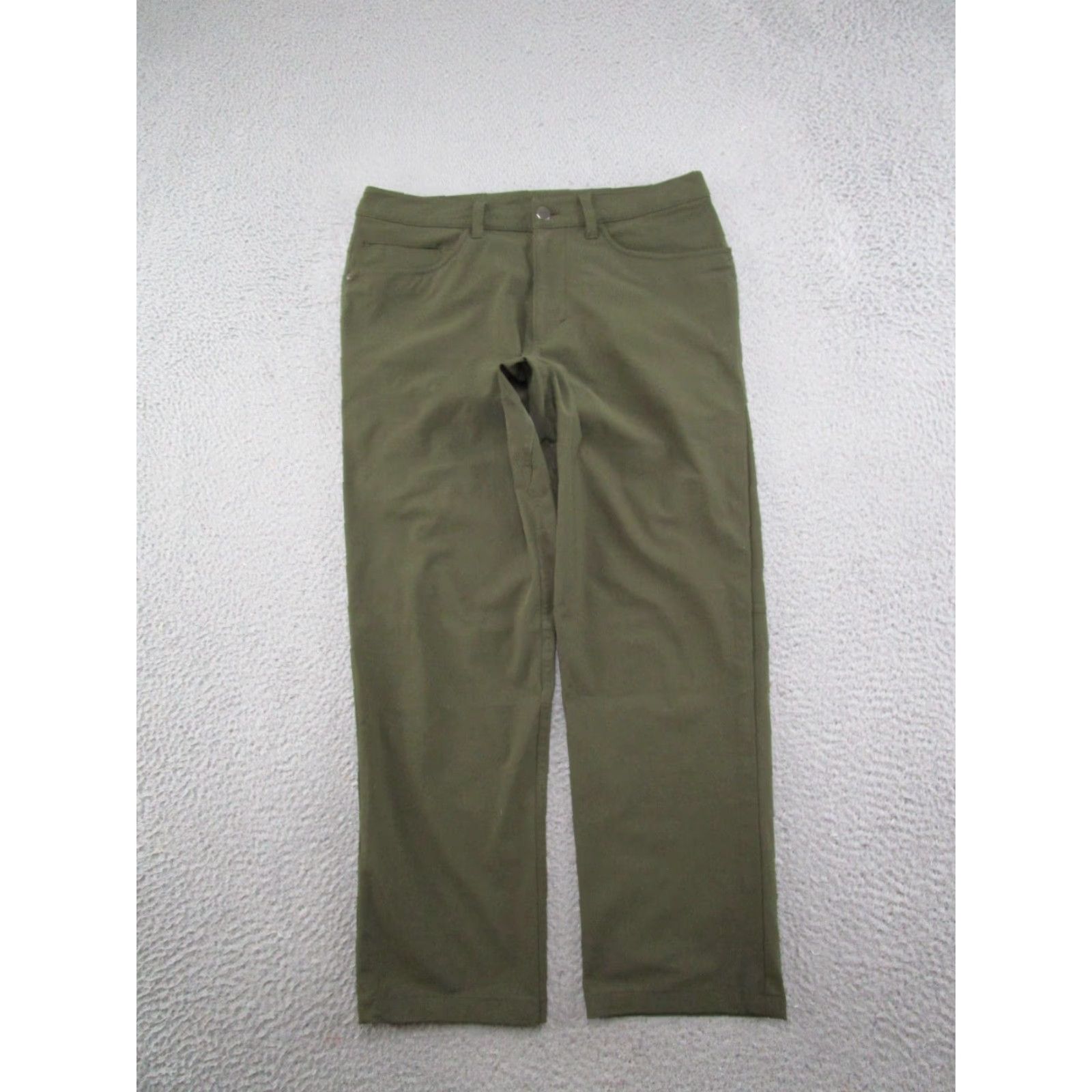 Lululemon Lululemon ABC Classic Pants Men’s Size 31x27 Green LM5426S Classic Chino 5-Pocket Casual Mens Shoes? Size US 31 - 2 Thumbnail