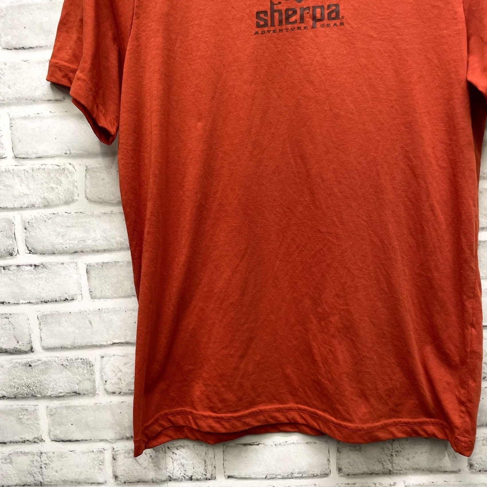 Vintage Sherpa Orange Graphic Tee Mens Size M Athletic Polyester Blend Size US M / EU 48-50 / 2 - 3 Thumbnail