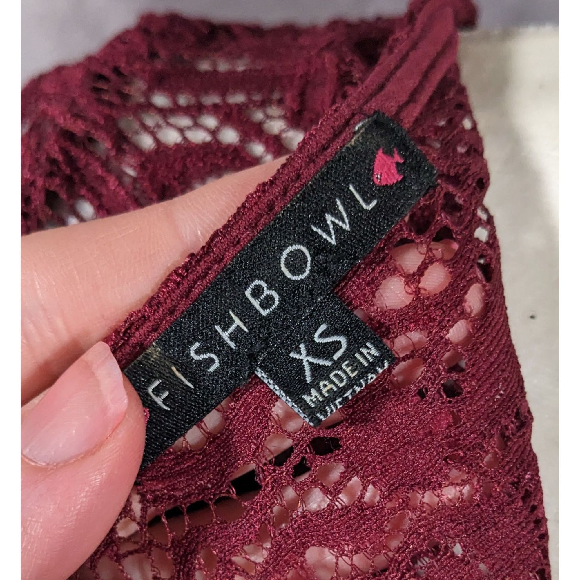 Other Fishbowl Lace Illusion Red A Line Dress Size XS Size XS / US 0-2 / IT 36-38 - 6 Thumbnail