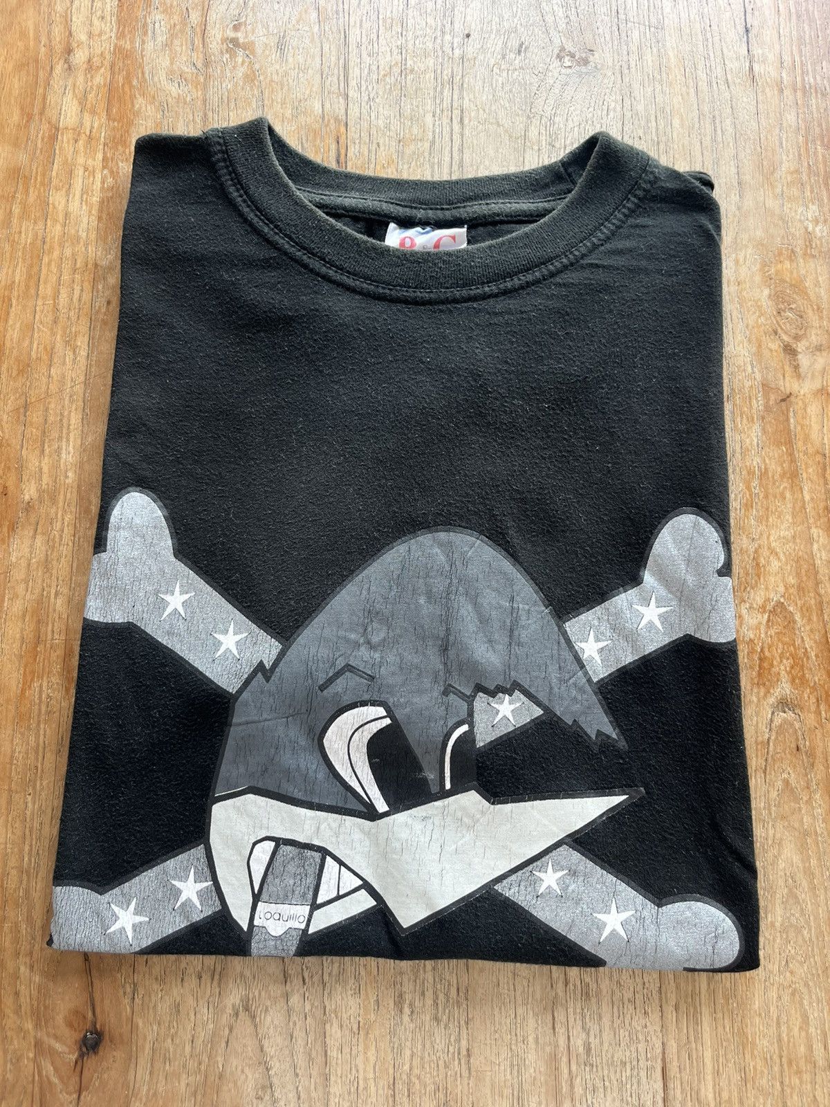 Band Tees × Vintage Vtg LOQUILLO Y TROGLODITAS Band Tshirt Size US M / EU 48-50 / 2 - 1 Thumbnail