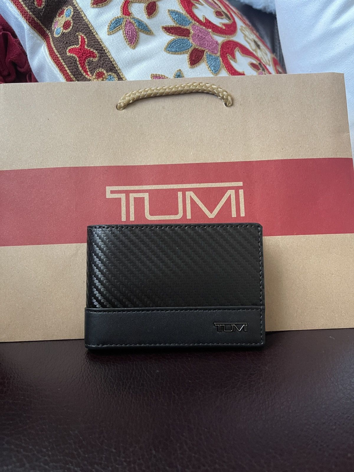 Tumi NWT TUMI horizon slg slim single billfold wallet leather Size ONE SIZE - 1 Thumbnail