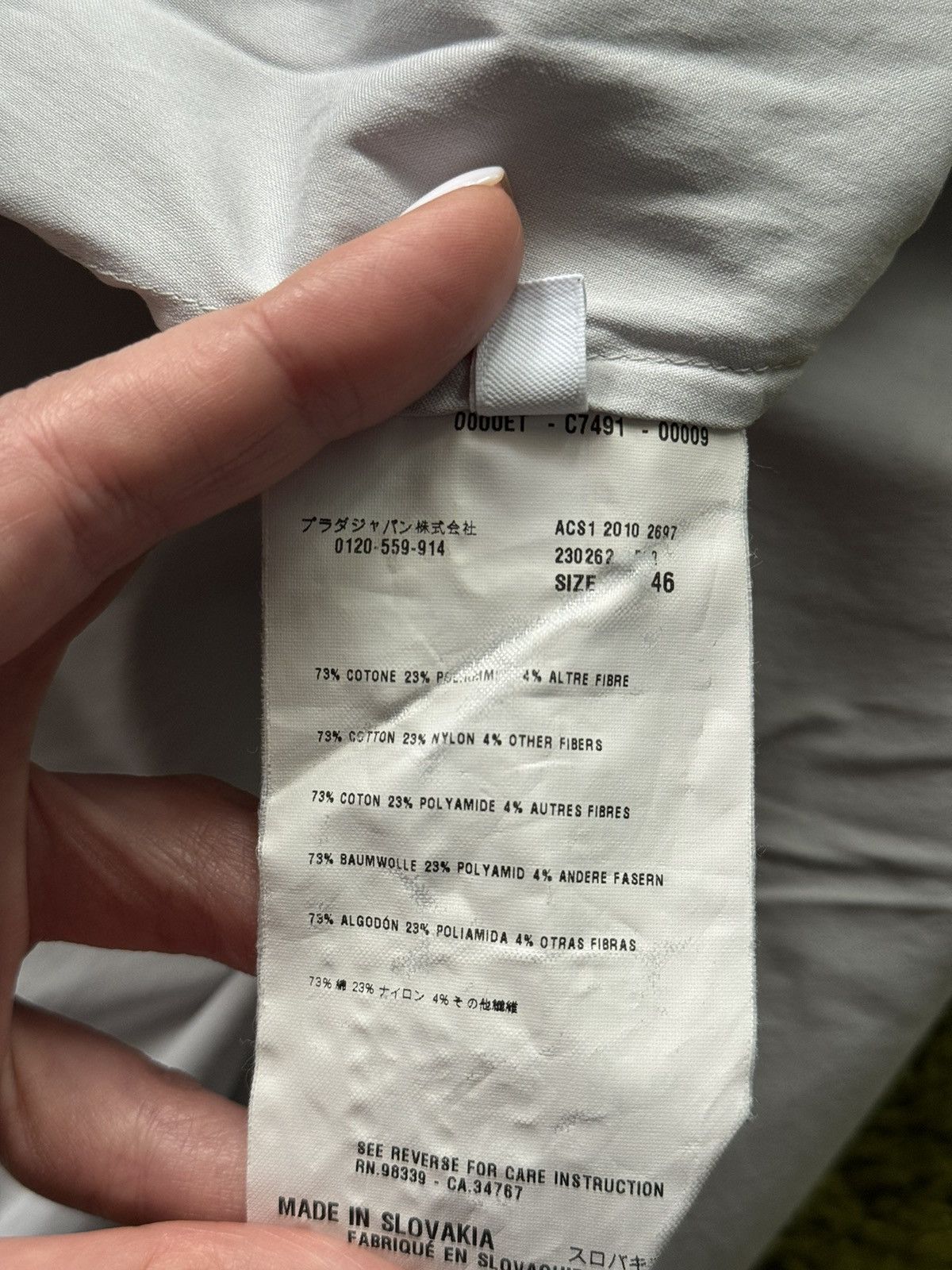 Prada Prada S/S 2010 poplin baby doll puff sleeve mini dress Size L / US 10 / IT 46 - 11 Thumbnail
