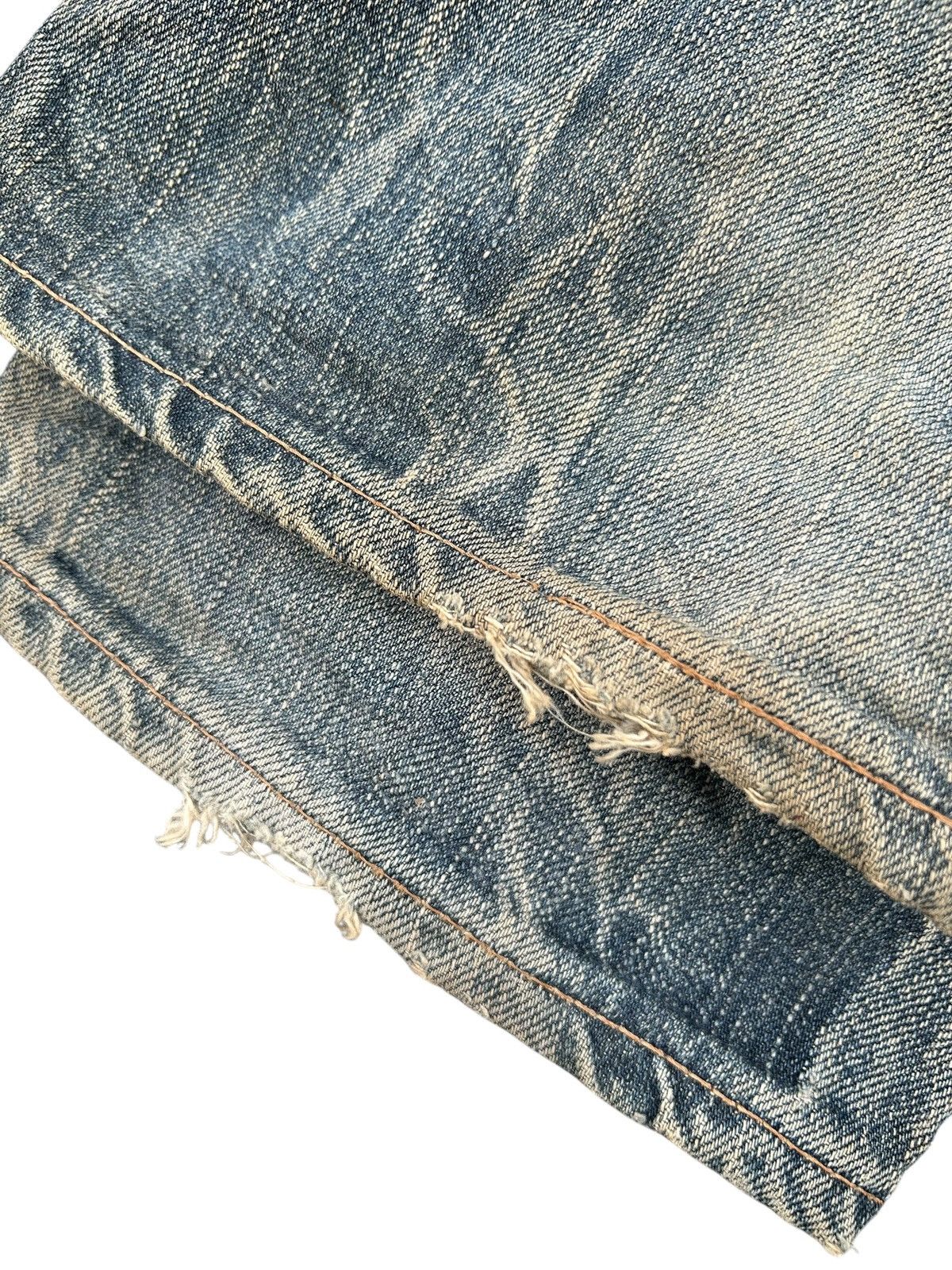 Japanese Brand × Kapital × Vintage Vintage Edwin Selvedge Distressed Denim Jeans Size US 31 - 18 Thumbnail