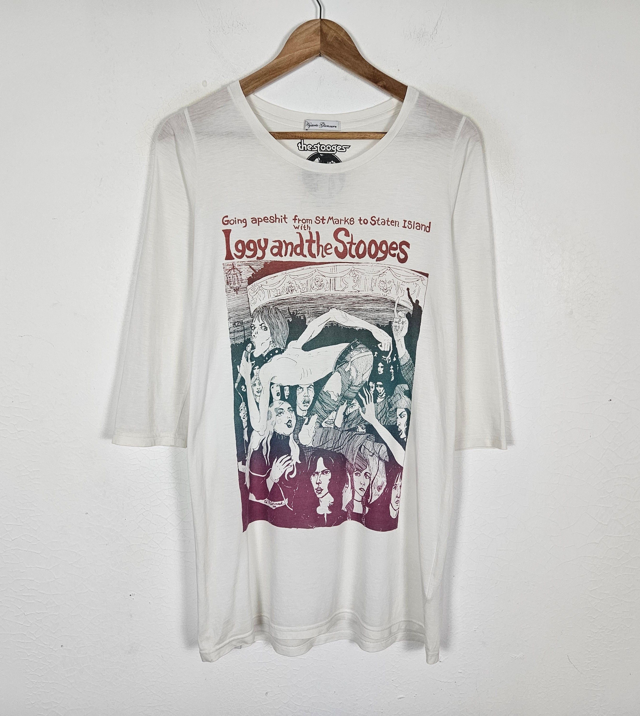 Hysteric Glamour Hysteric Glamour Iggy and The Stooges shirt Size M / US 6-8 / IT 42-44 - 2 Thumbnail