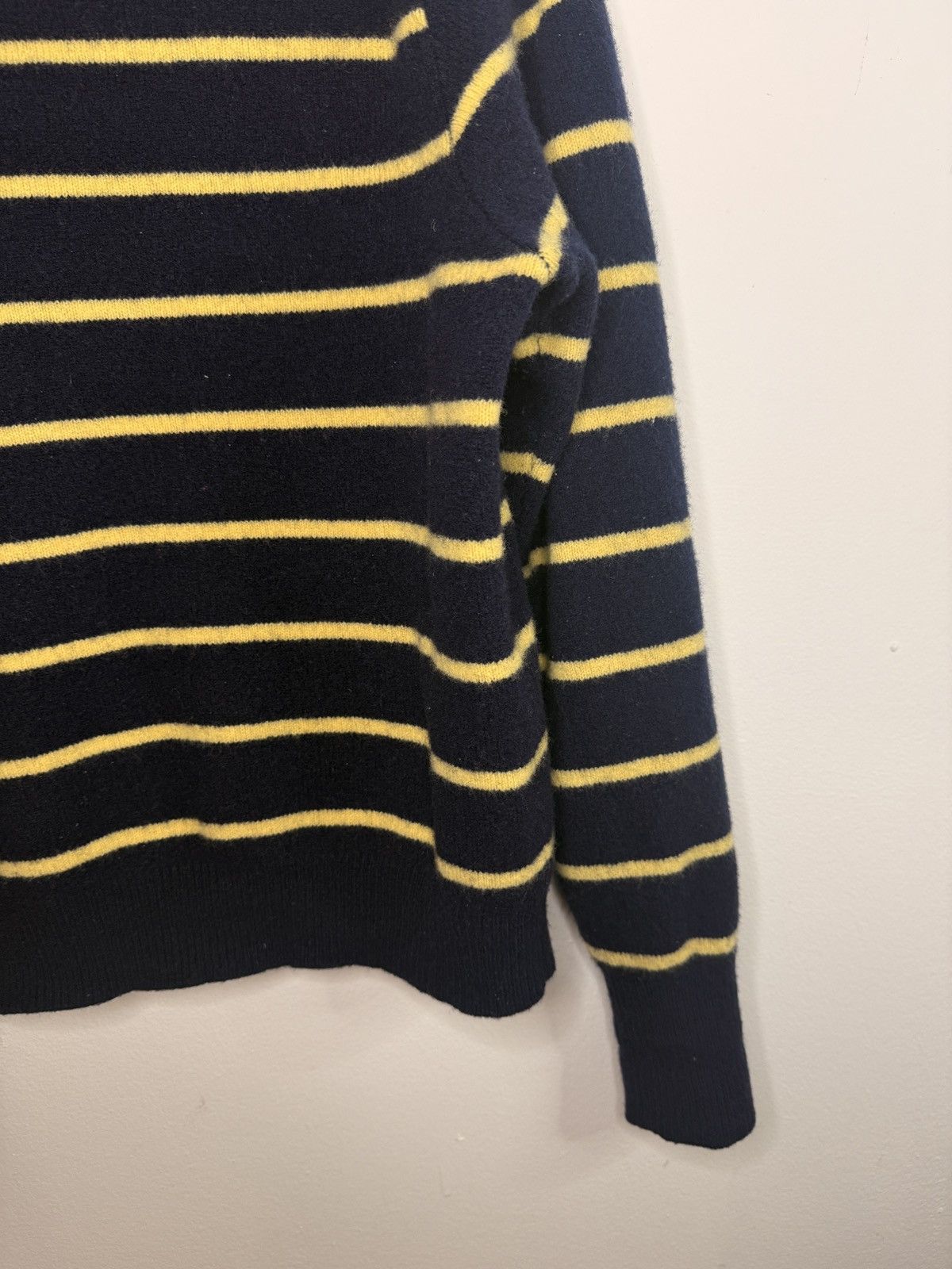 Polo Ralph Lauren Polo Ralph Lauren Navy and Yellow Striped Sweater Size M / US 6-8 / IT 42-44 - 9 Thumbnail