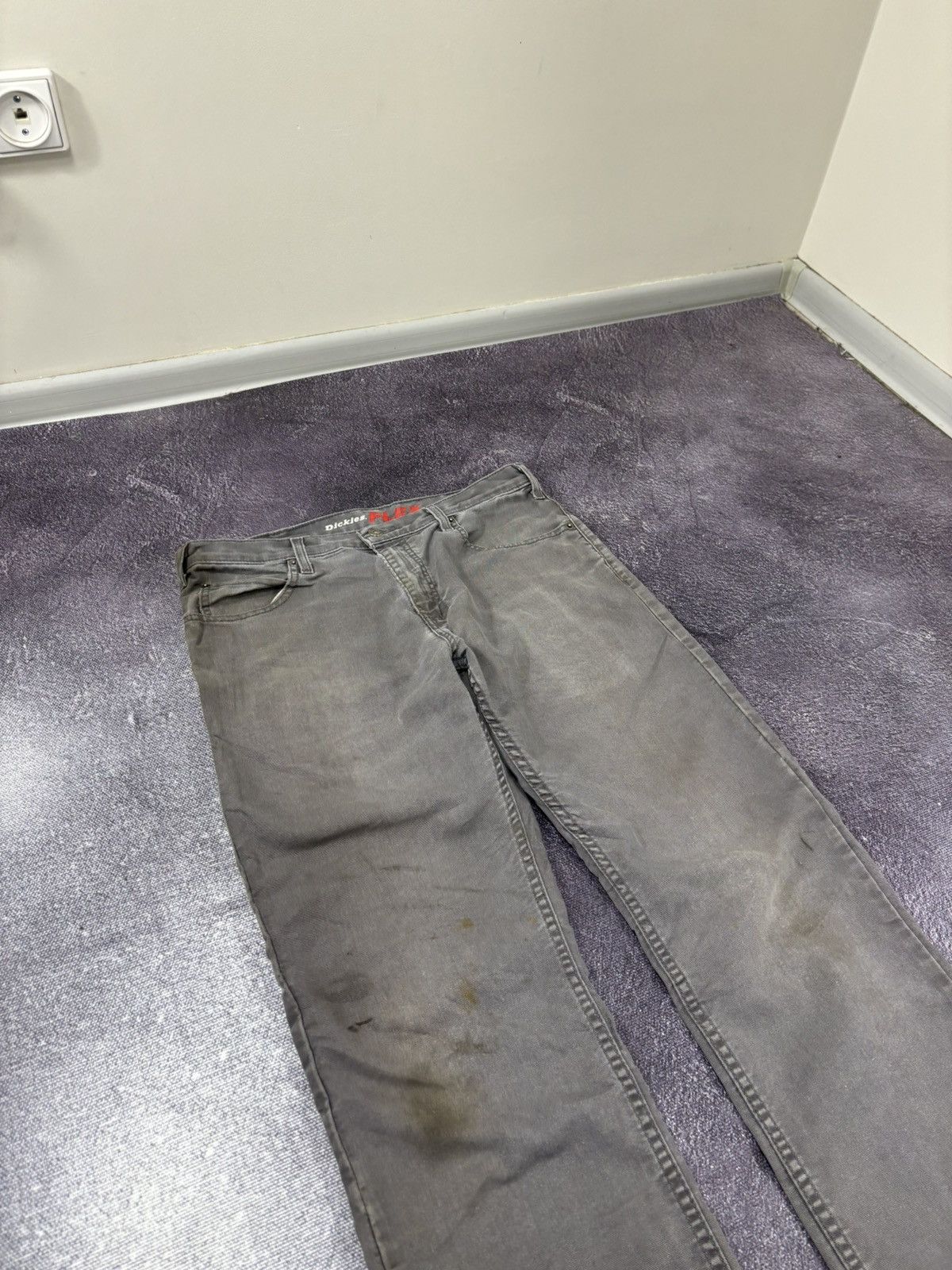 Dickies Vintage Dickies Flex Grey Work American Hype Pants Jeans Size US 34 / EU 50 - 9 Thumbnail