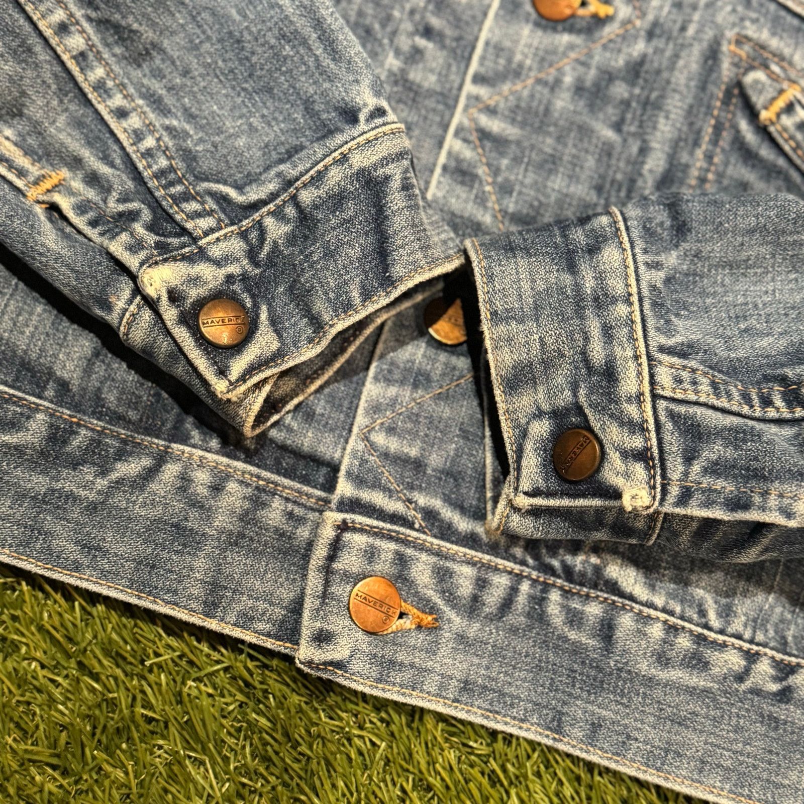 Vintage 1970s Blue Bell Maverick Denim Jacket Size M / US 6-8 / IT 42-44 - 6 Thumbnail