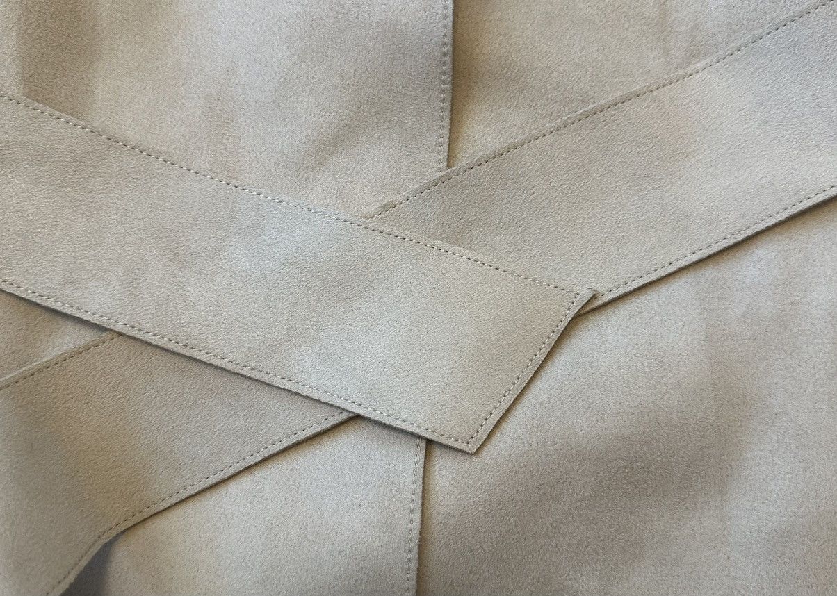 H&M H&M Women’s Faux Suede Coat Long XS Beige Size XS / US 0-2 / IT 36-38 - 4 Thumbnail