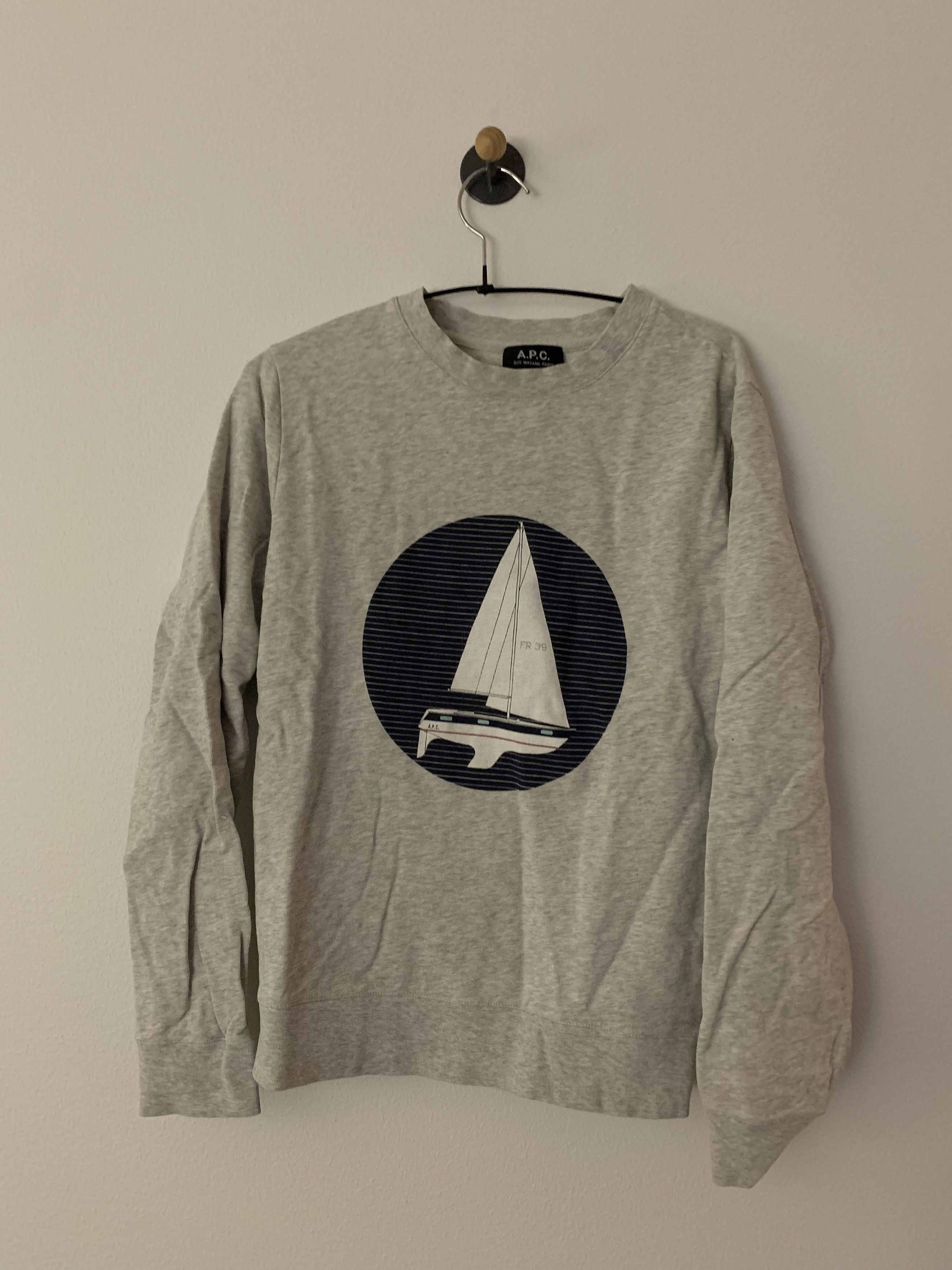 A.P.C. A.P.C. Crew-neck yacht-print sweater Size US S / EU 44-46 / 1 - 1 Thumbnail