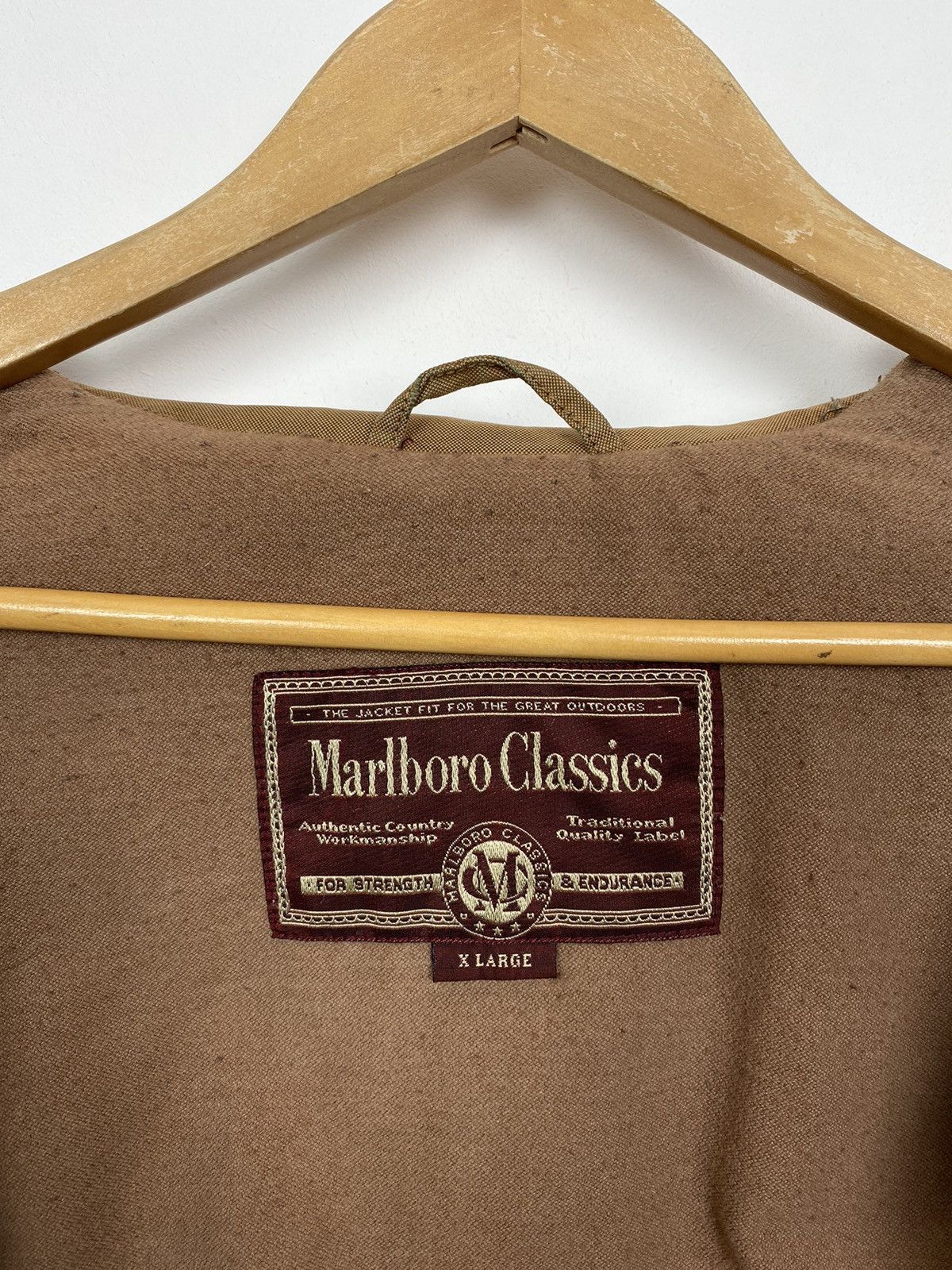 Vintage Vintage Marlboro Classics Full Zip Jacket Beige Men's Sz XL Size US XL / EU 56 / 4 - 11 Thumbnail